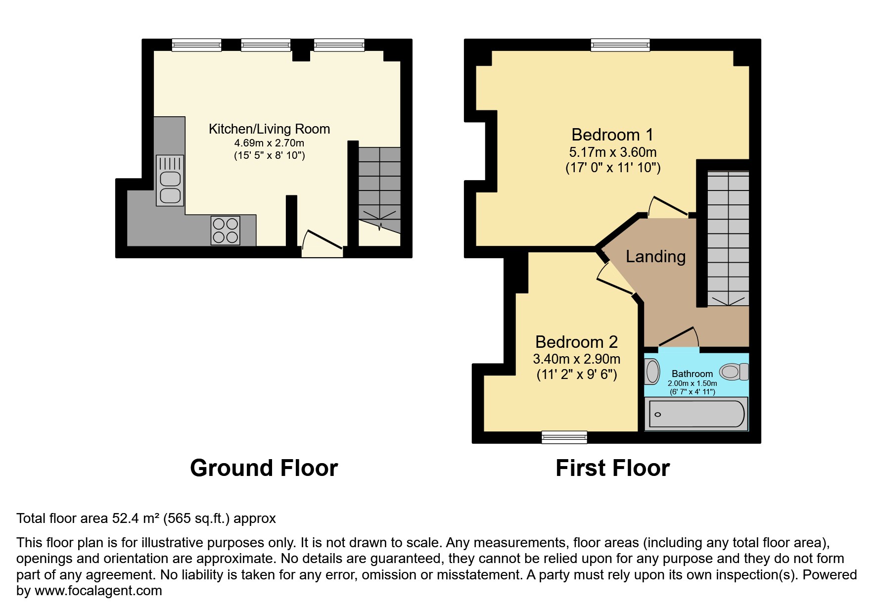 141b, High Street, London floorplan