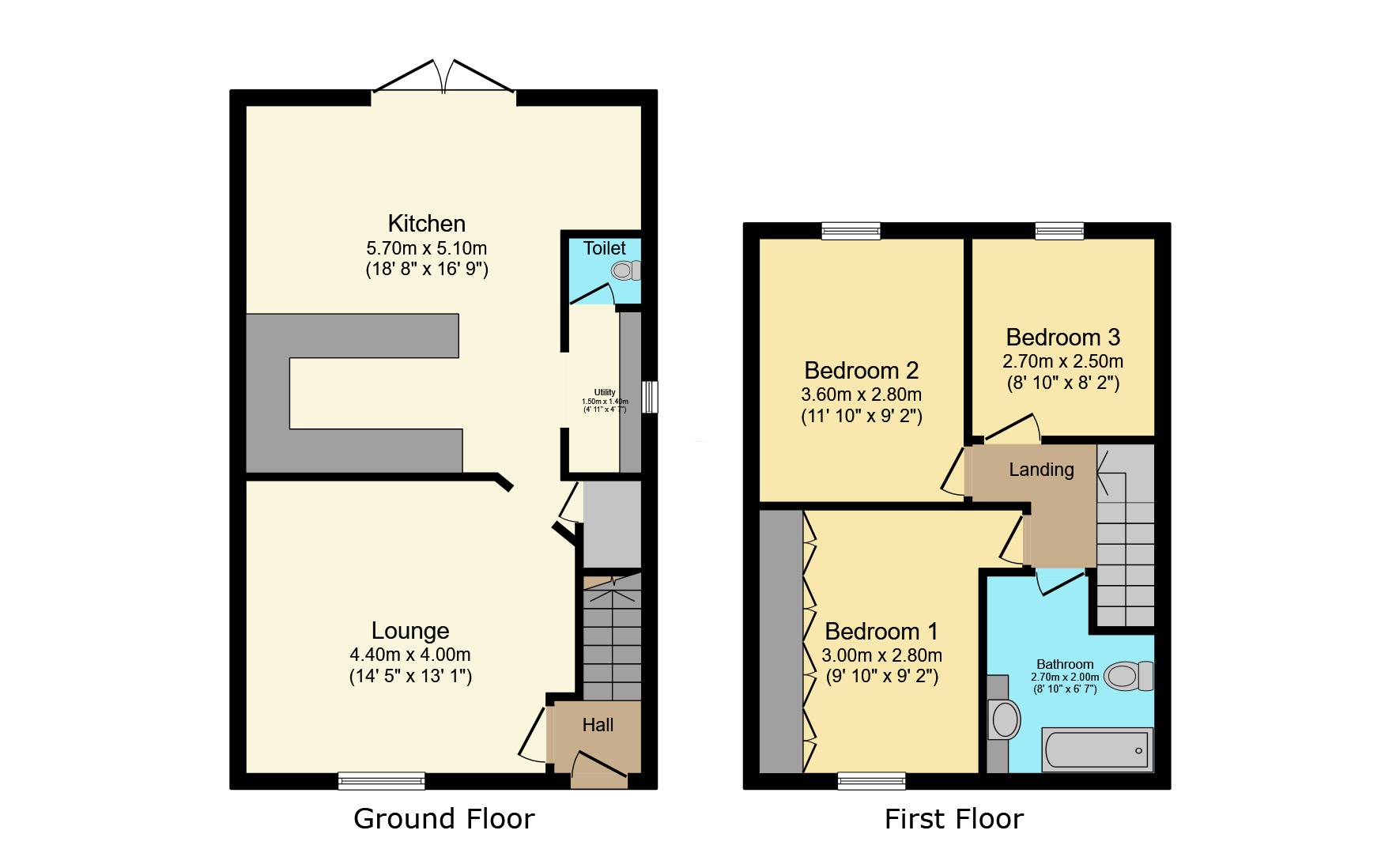 52 Mill Lane, North Hykeham, Lincolnshire floorplan
