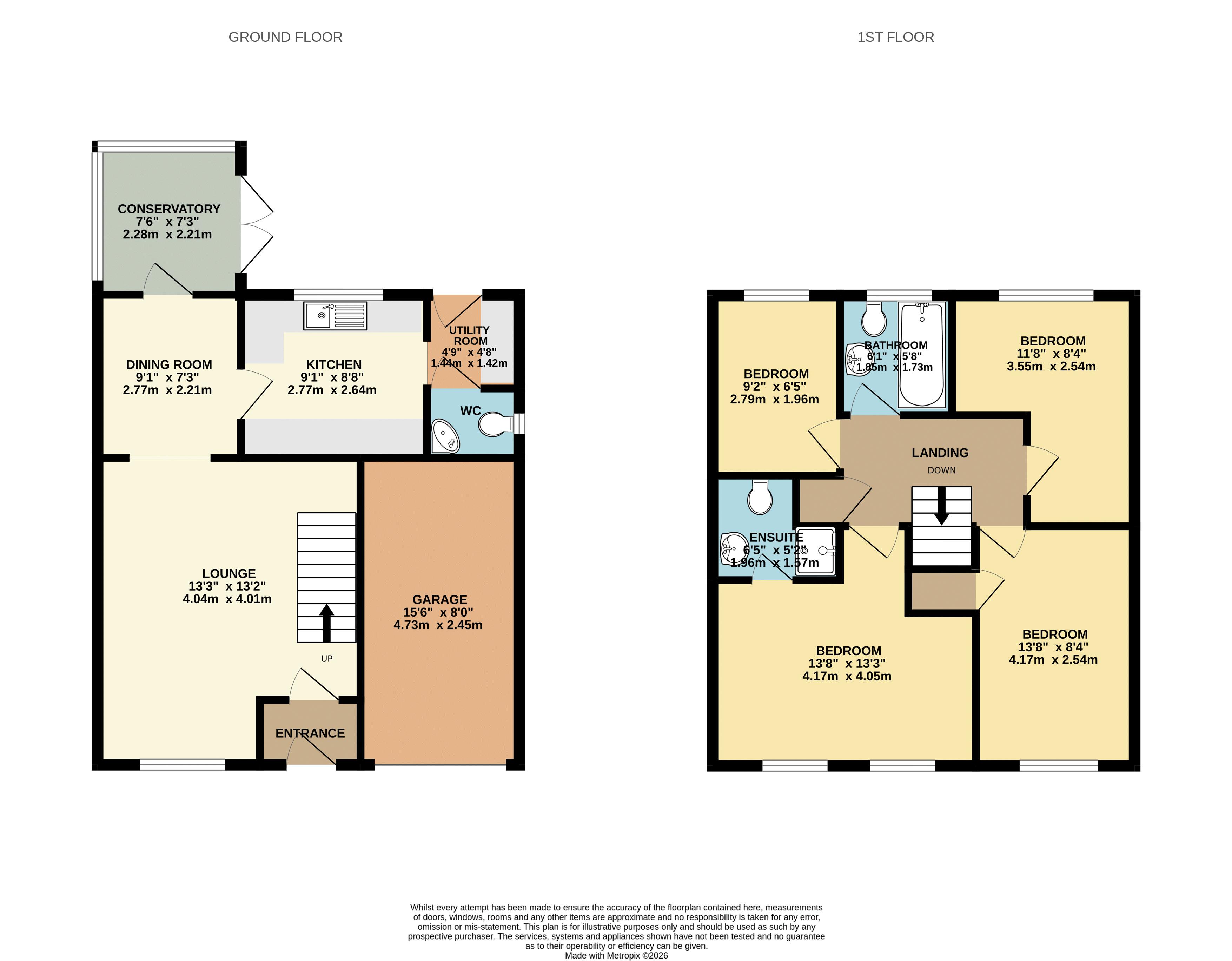 21, Kingfisher Way, Scunthorpe floorplan