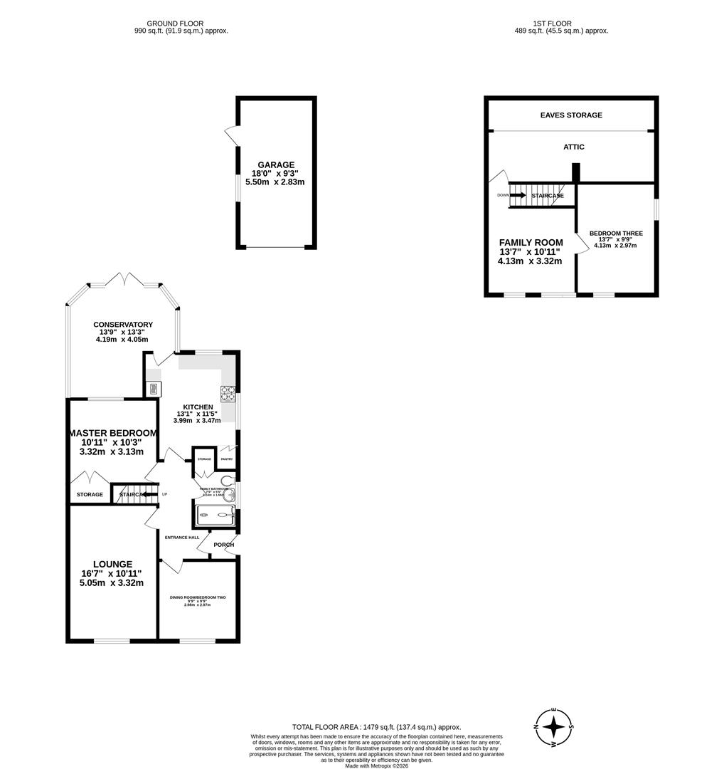313, Liverpool Road, Preston floorplan