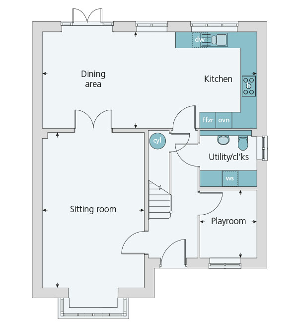 4 Bedrooms Detached house for sale in 