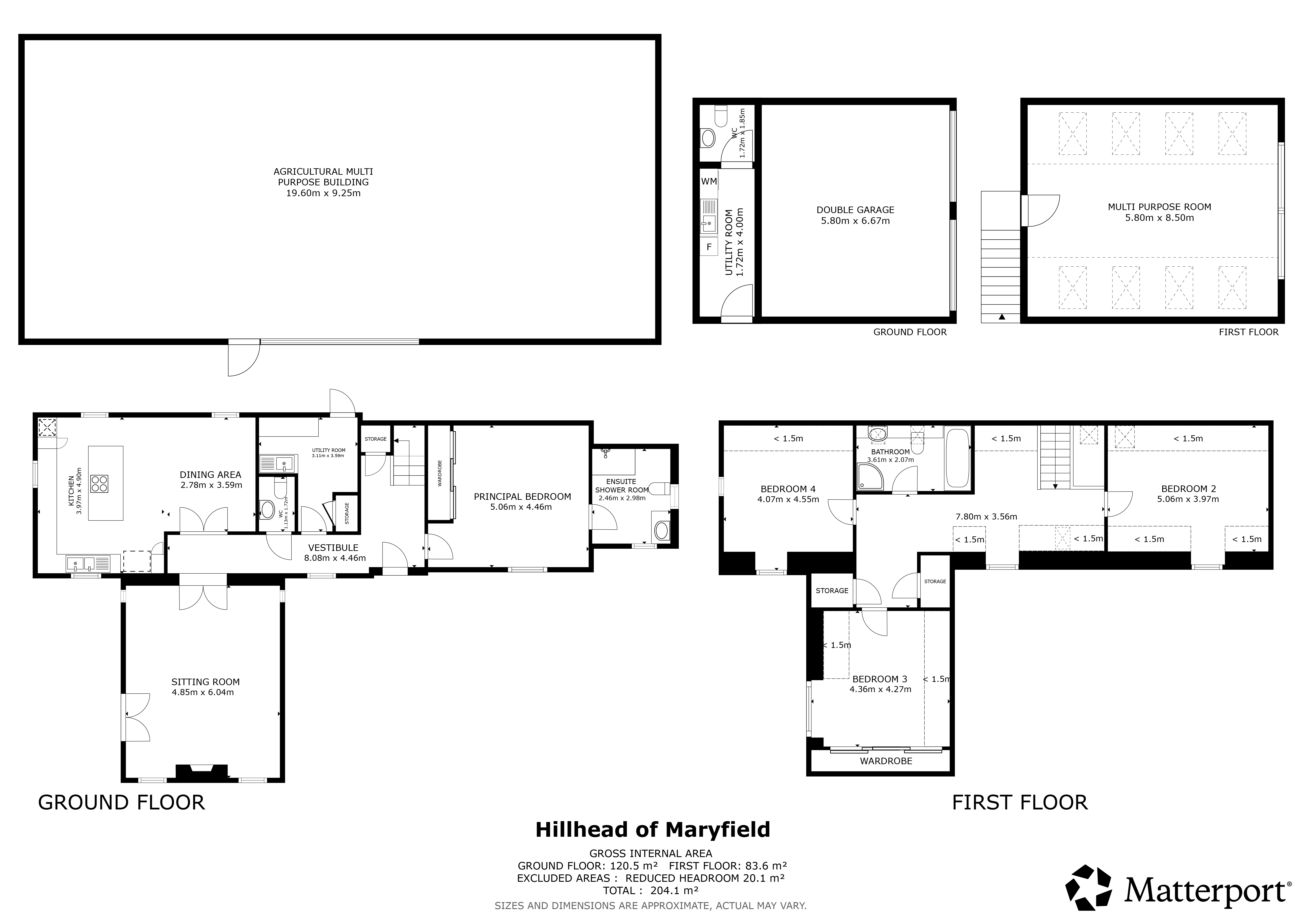 Hillhead Of Maryfield, Tilquhillie, Aberdeenshire floorplan