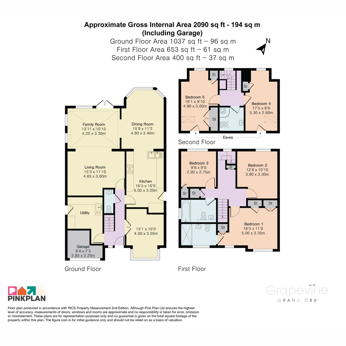7, Burton Close, Reading floorplan