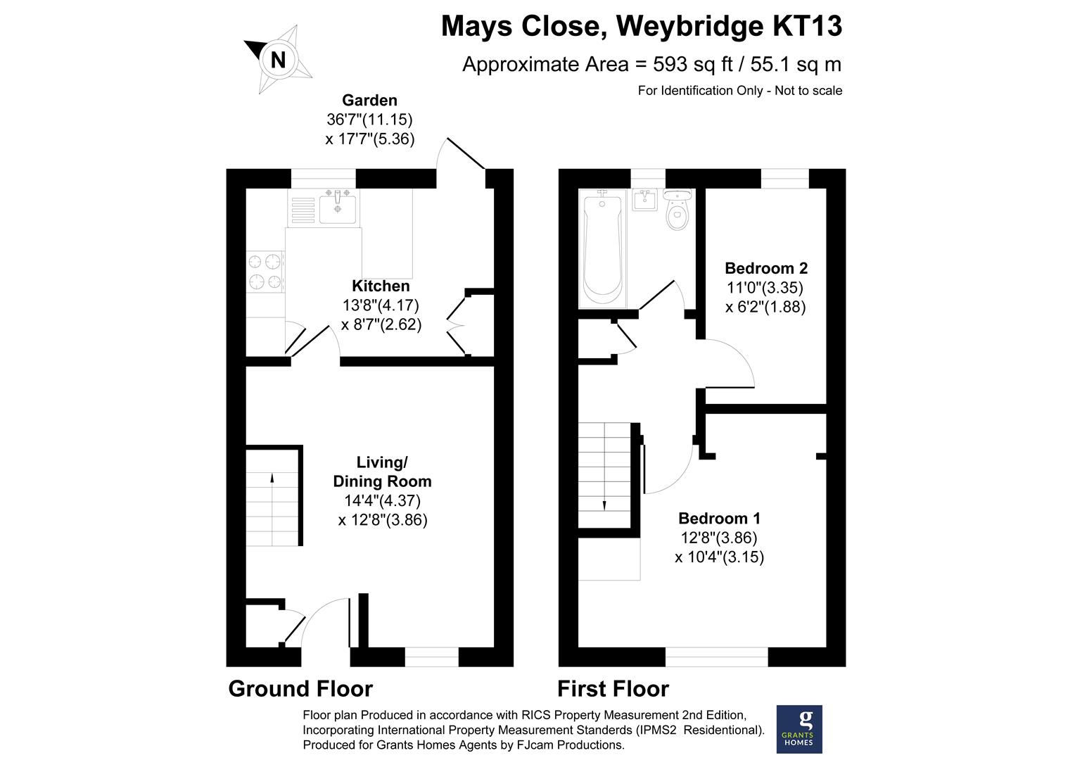 15, Mays Close, Weybridge floorplan