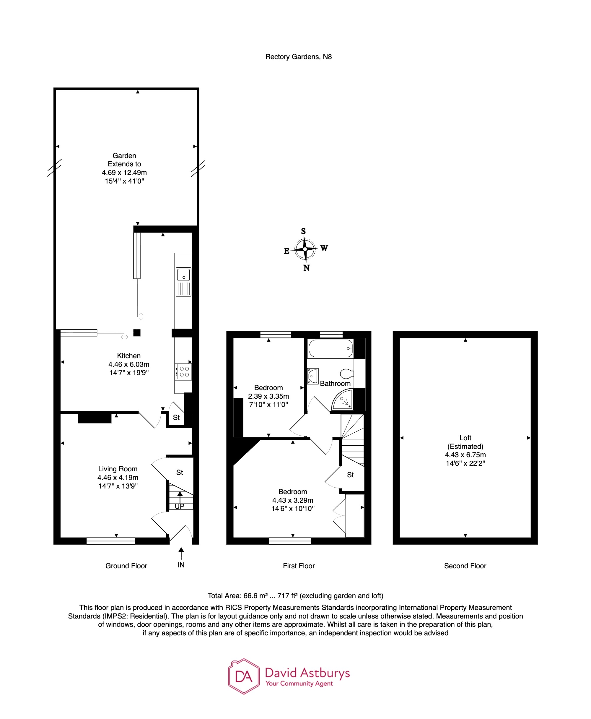 36, Rectory Gardens, Crouch End floorplan