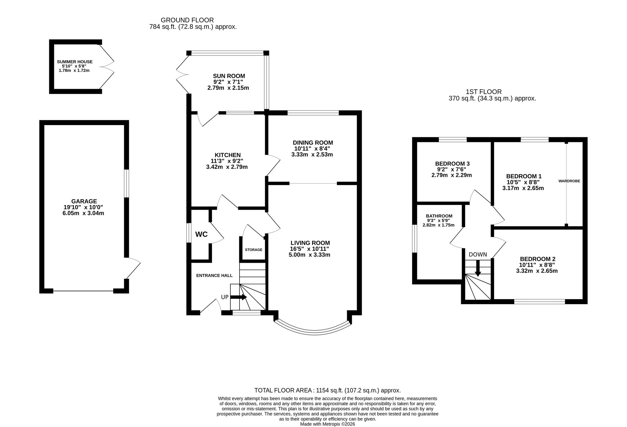 5 Rose Mill, Market Drayton floorplan