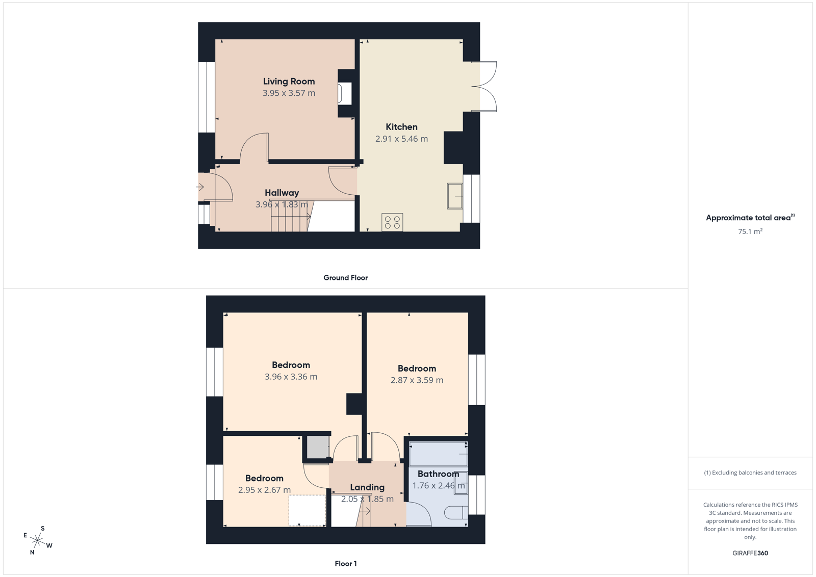 1, Crosscombe Drive, Bristol floorplan