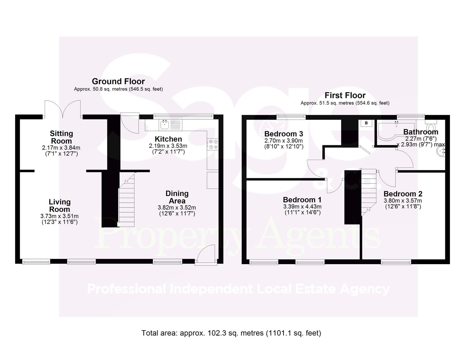 69, King Street, Pontypool floorplan