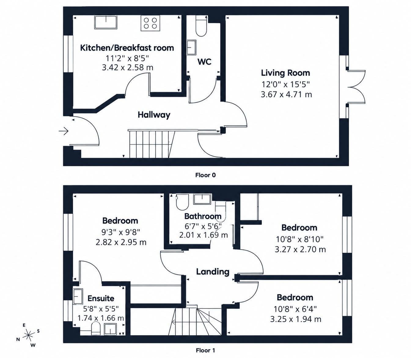 Wilfred Appleby Mews, Colchester floorplan