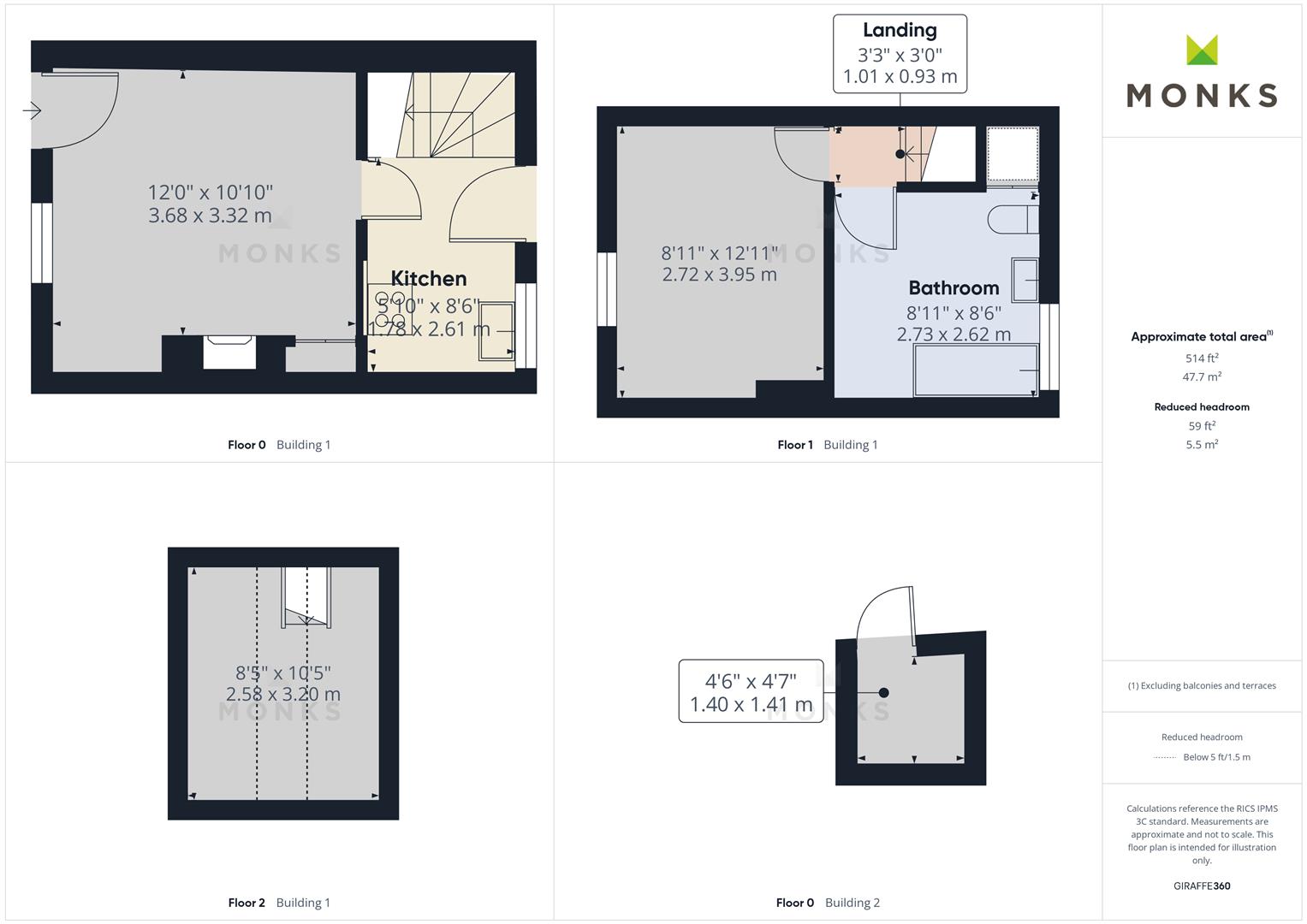 1 Hatfield Terrace, Off Darwin Street, Shrewsbury floorplan
