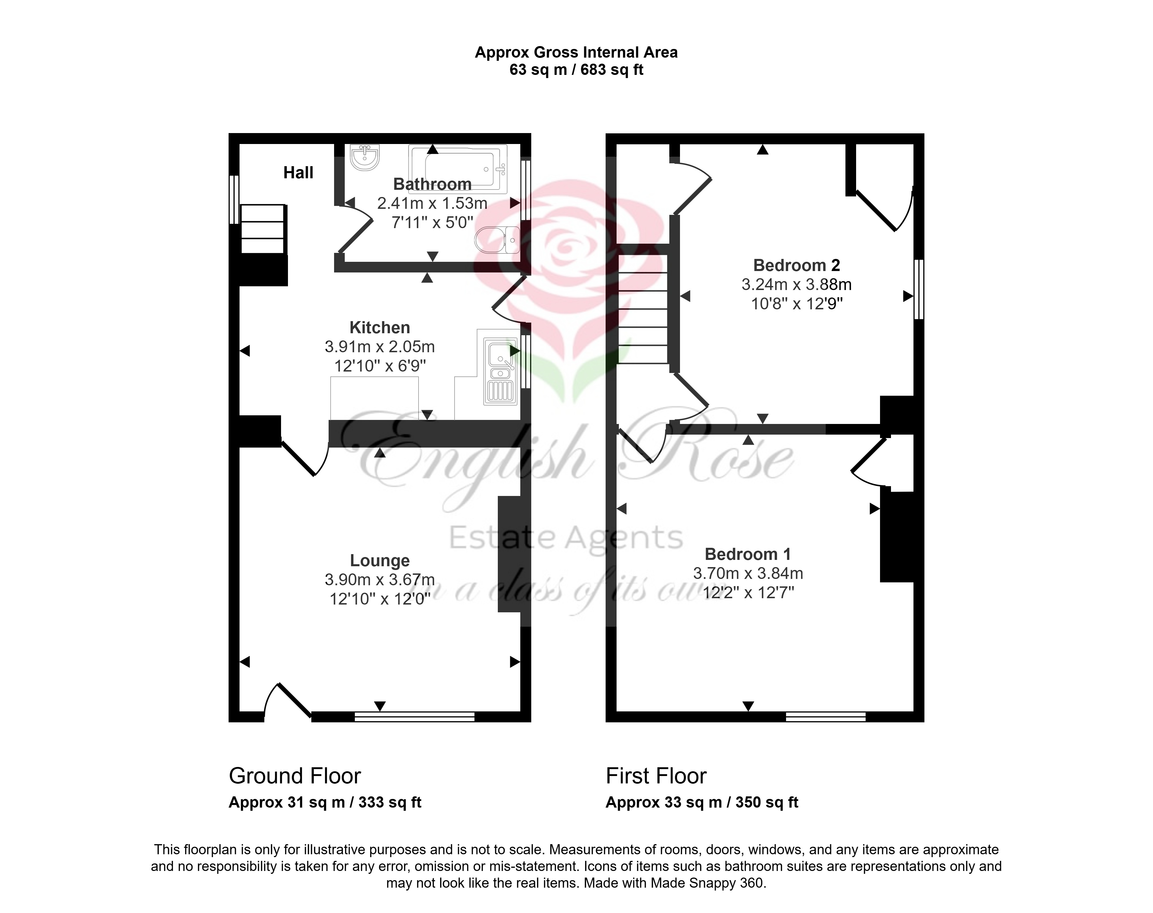 Green Cottage, Pinxton floorplan