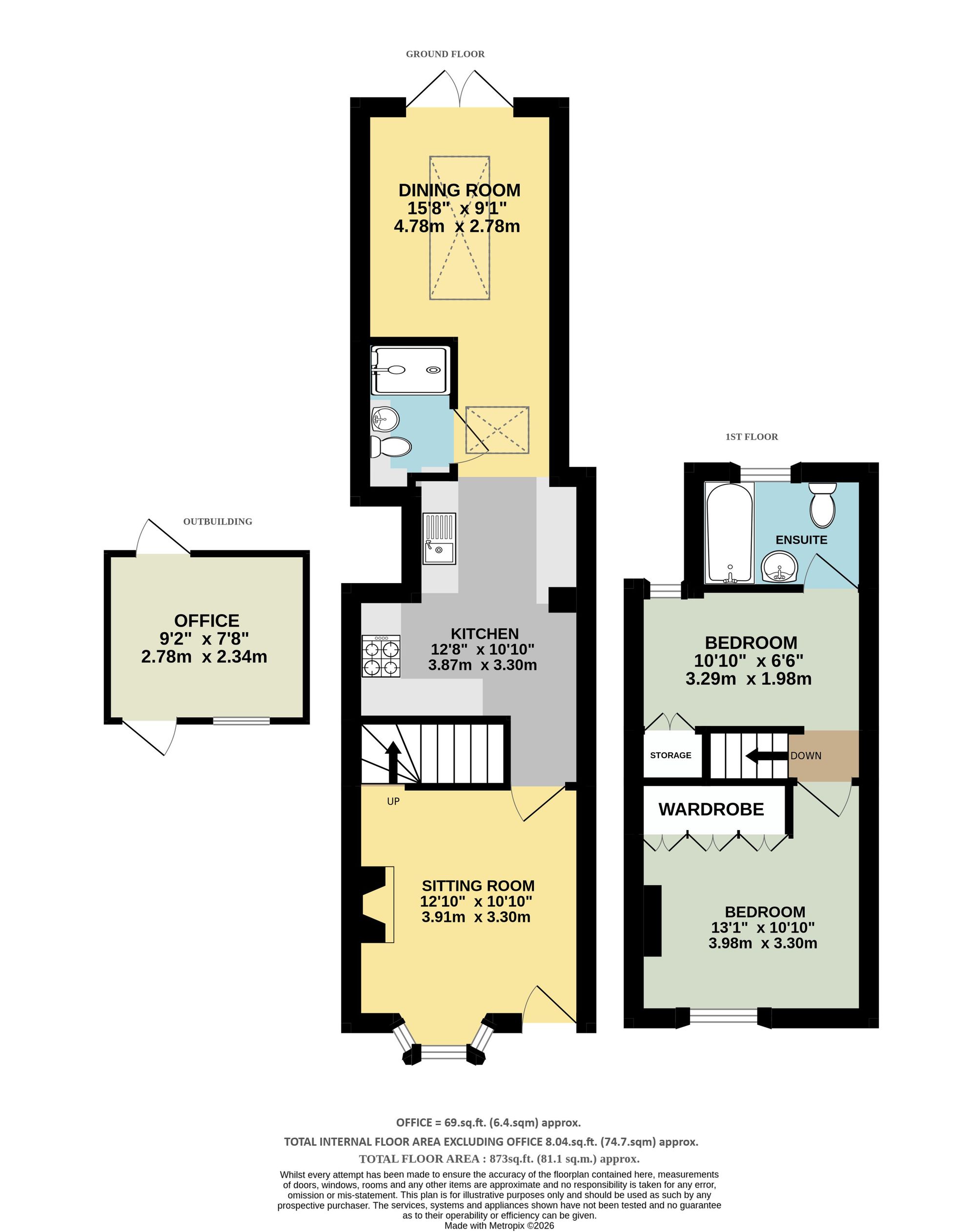 Moorland Cottage High Street, Maidenhead floorplan