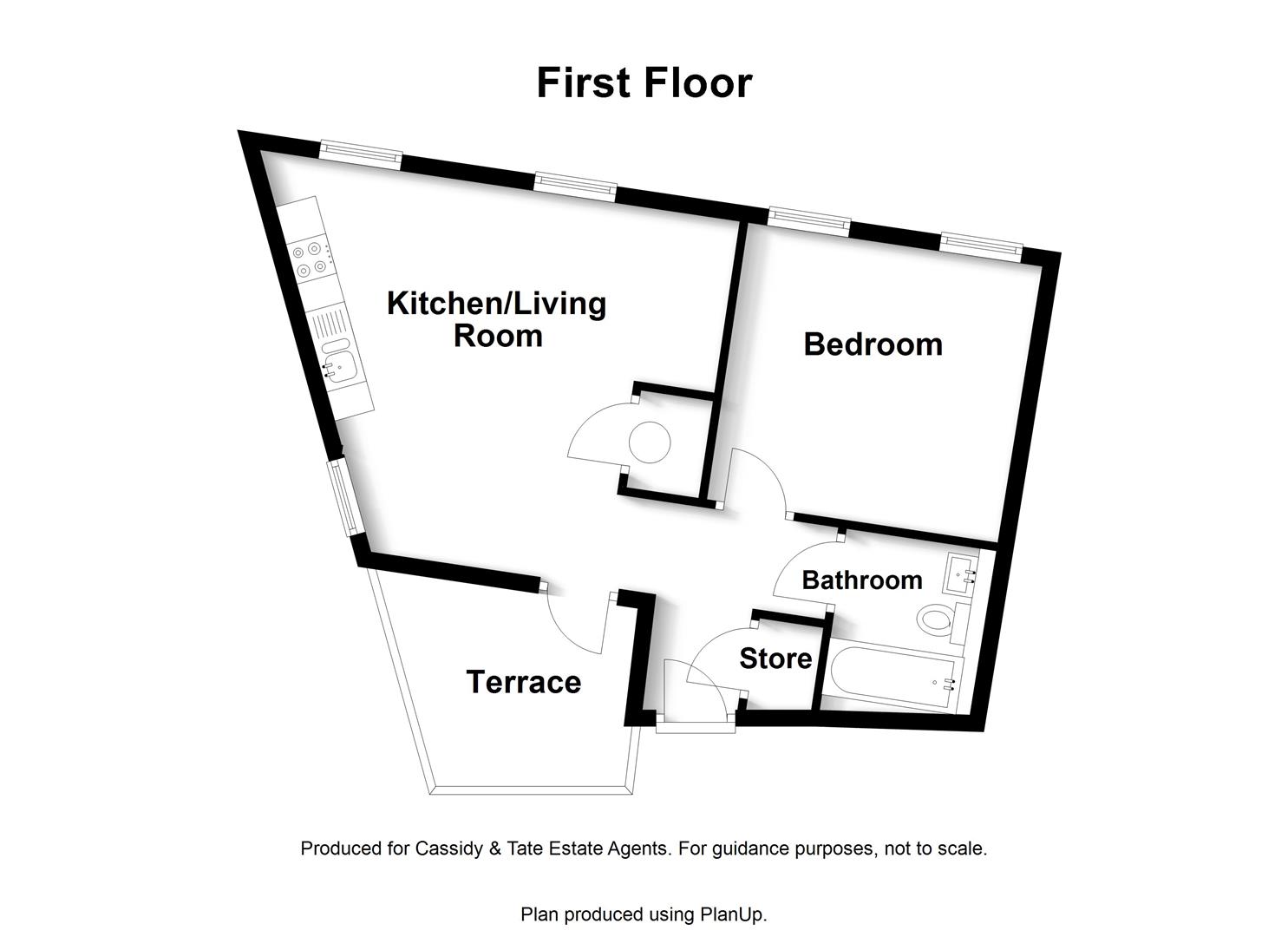 Flat 4 The Mansions, 1-3 First Floor, St Peters Street, St Albans floorplan