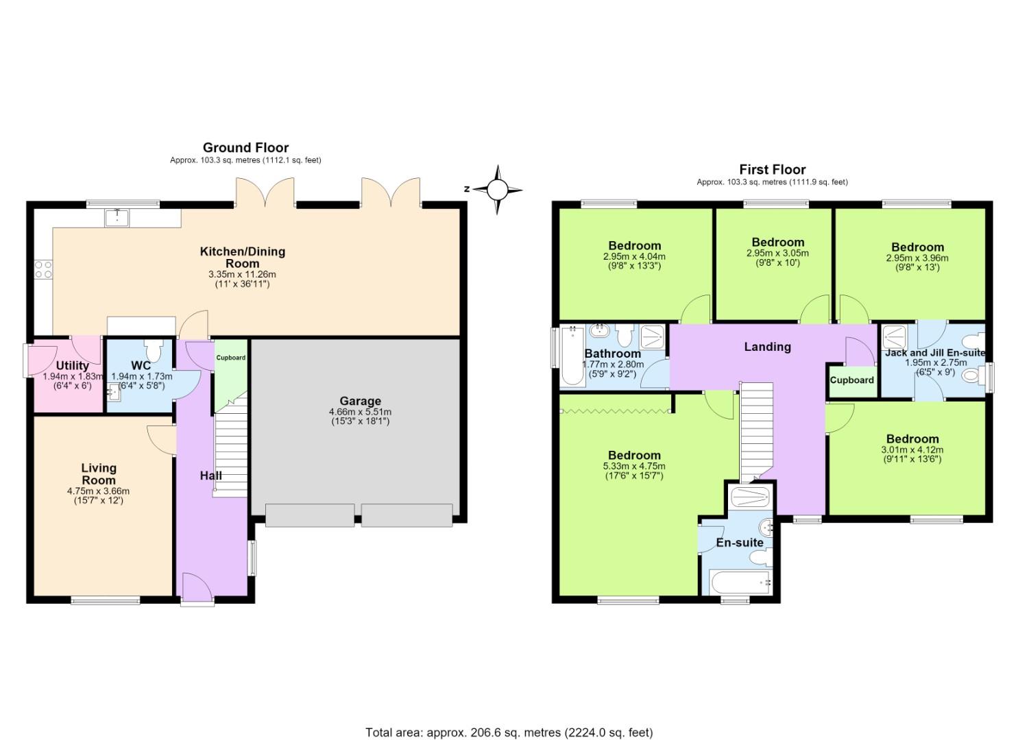 21, Bunting Drive, Nottingham floorplan