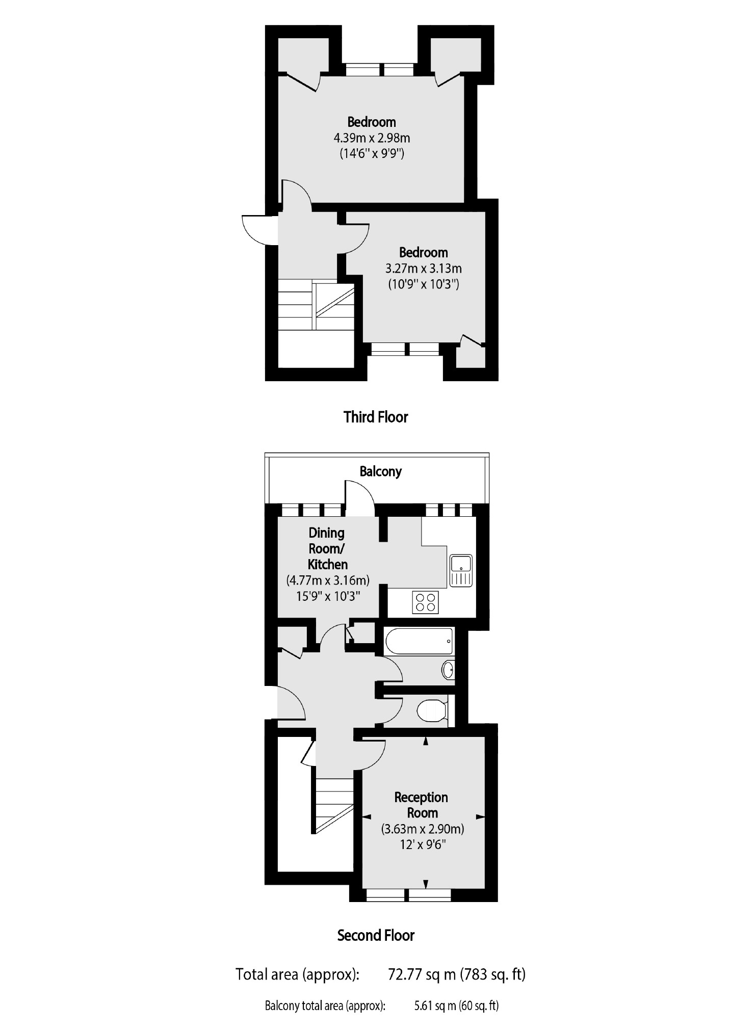 Flat 20, Ash House, Heather Walk, London floorplan