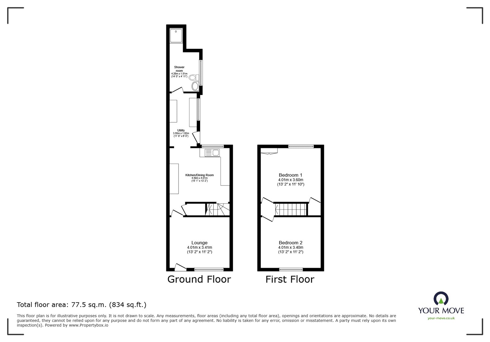 18, School Road, Bedworth floorplan