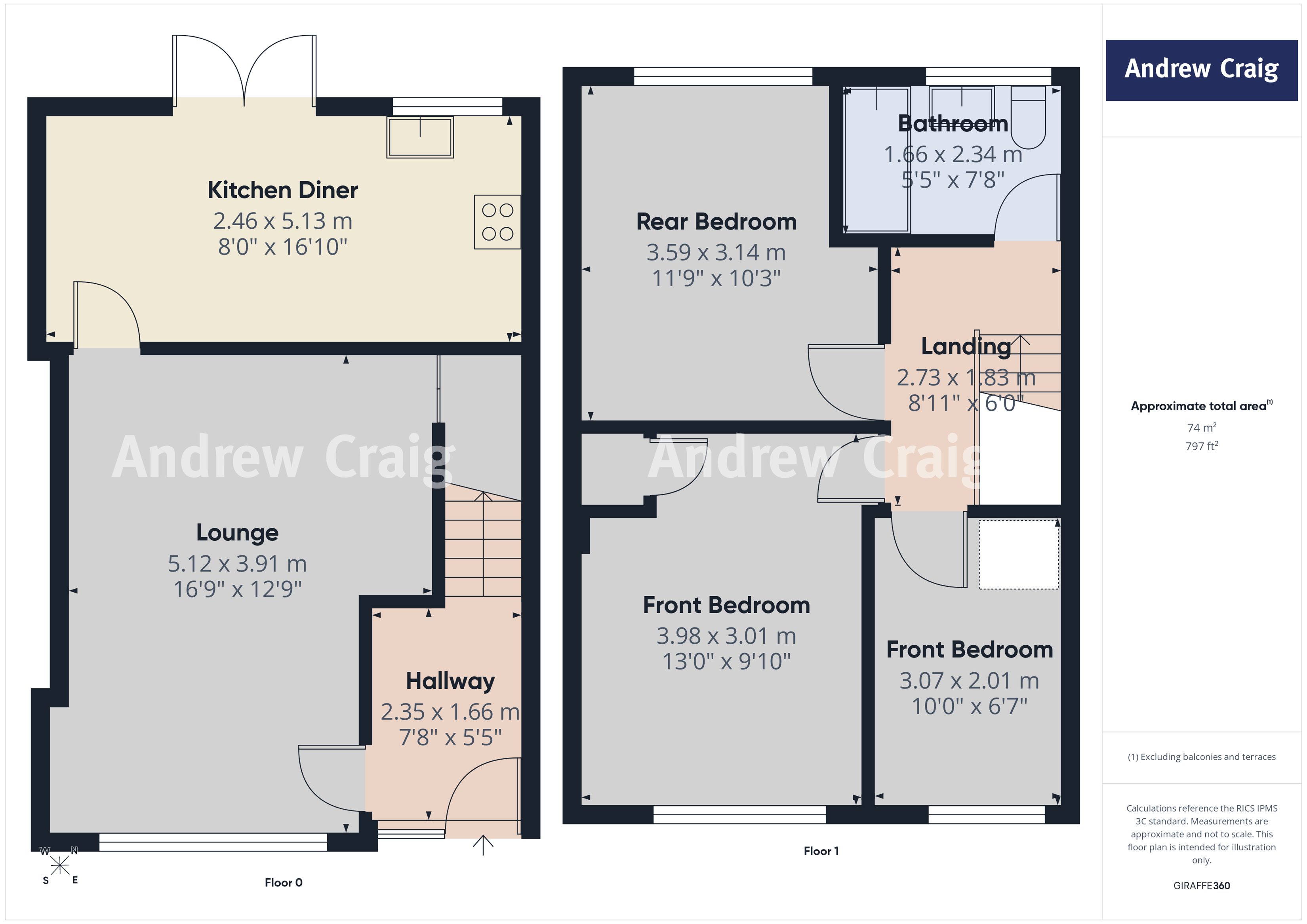 23 Greenlands, Jarrow floorplan