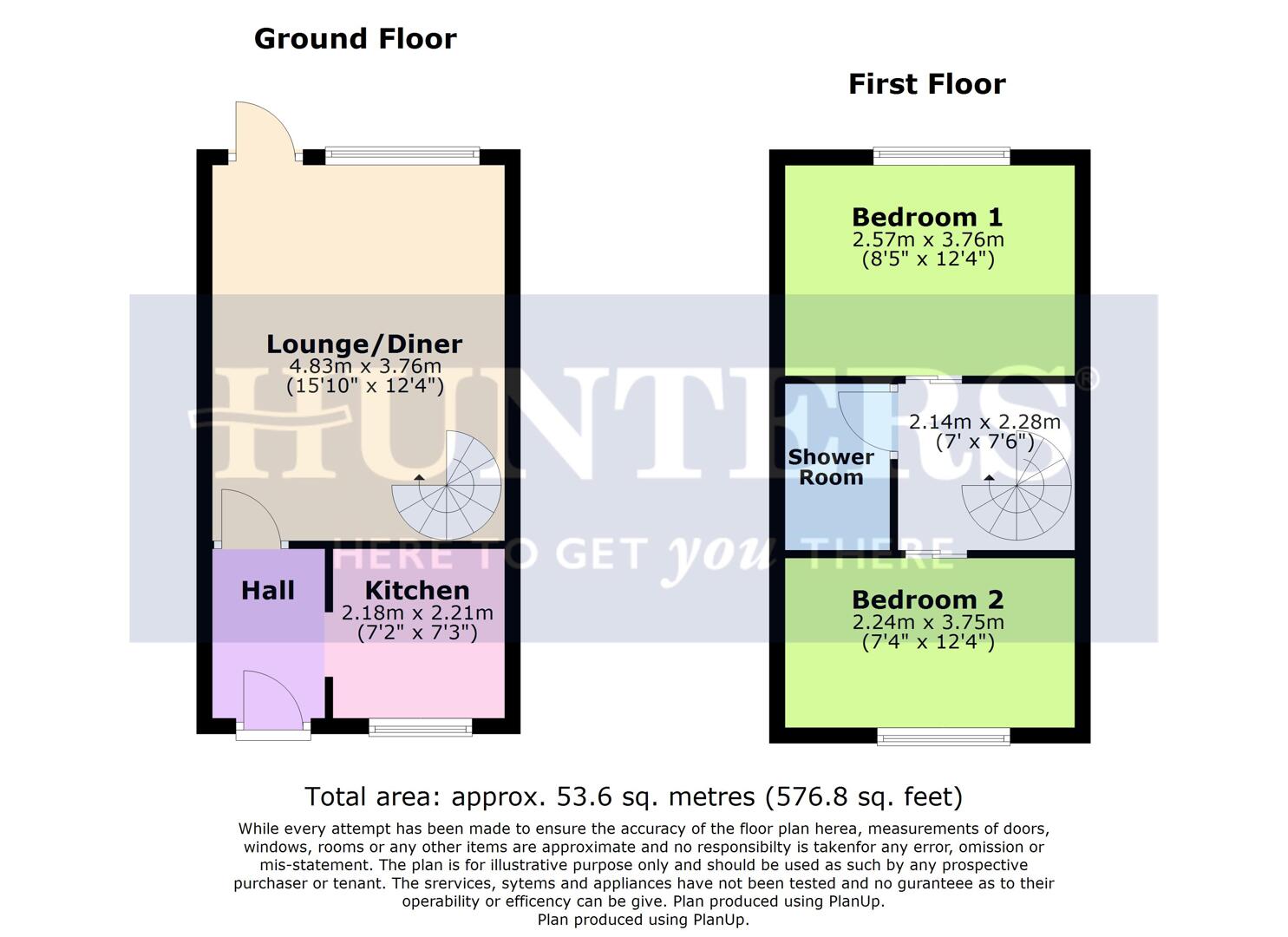 53, Acorn Way, Wigston floorplan