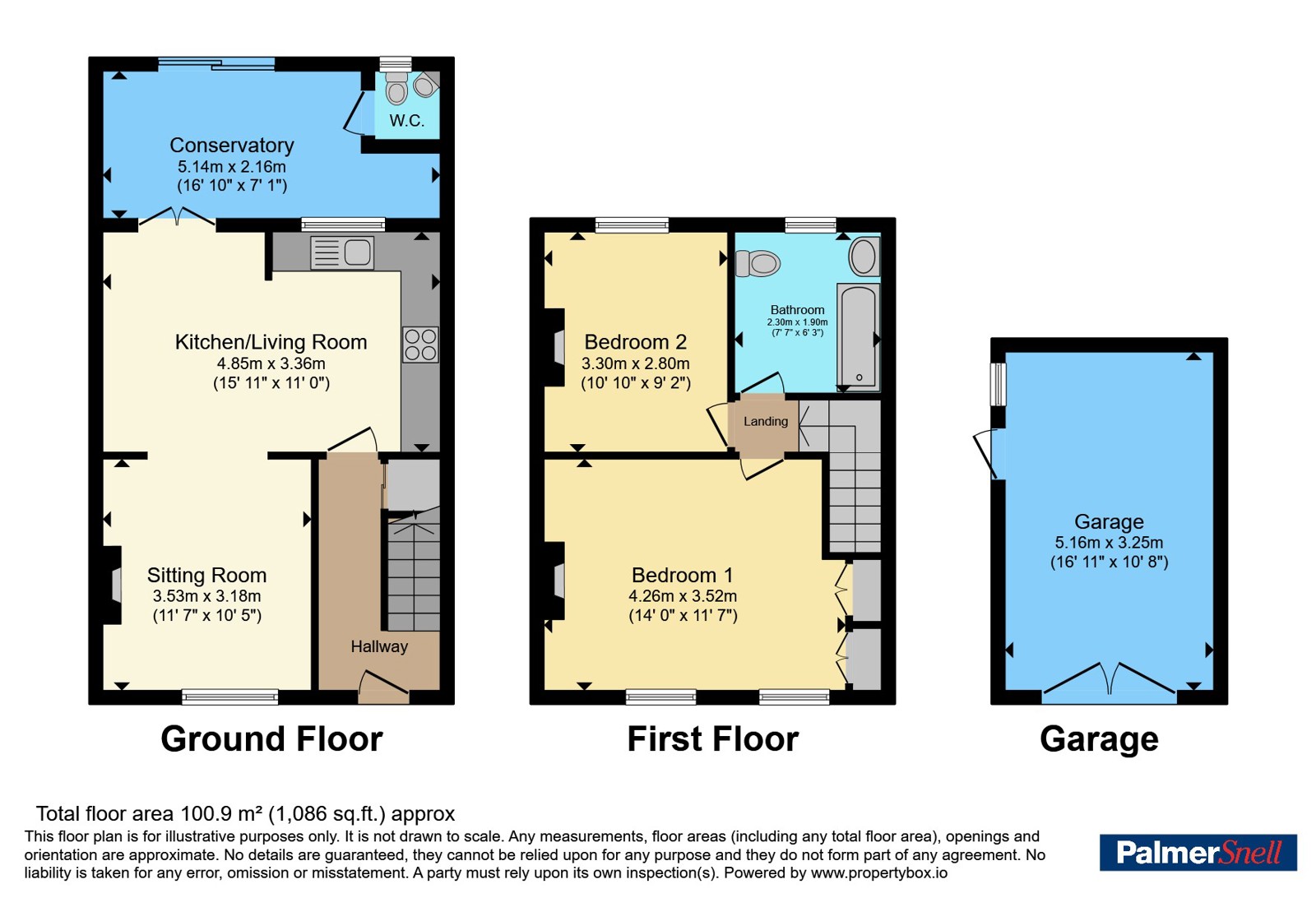 21, Granville Road, Dorset floorplan