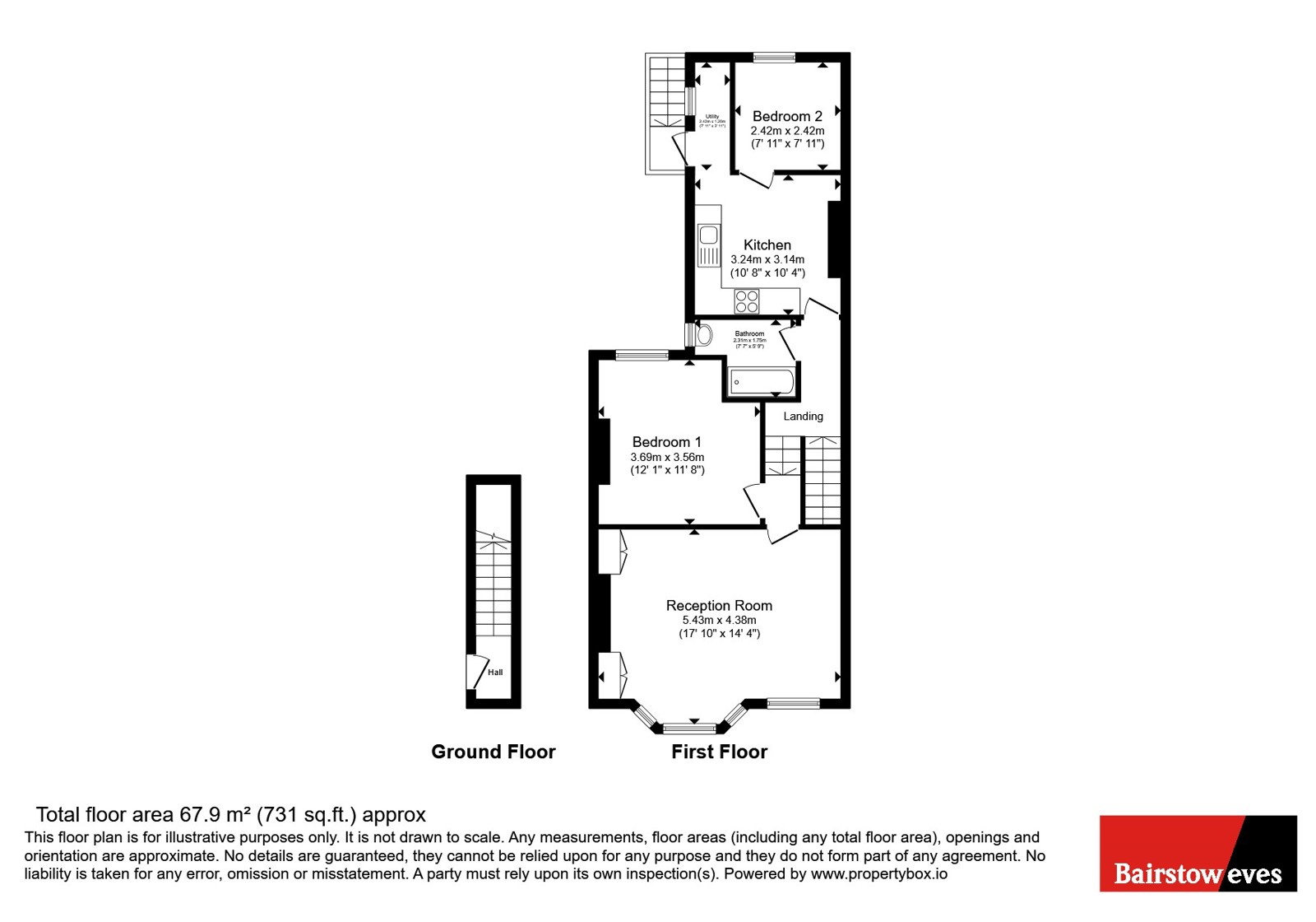34, Albert Road, London floorplan