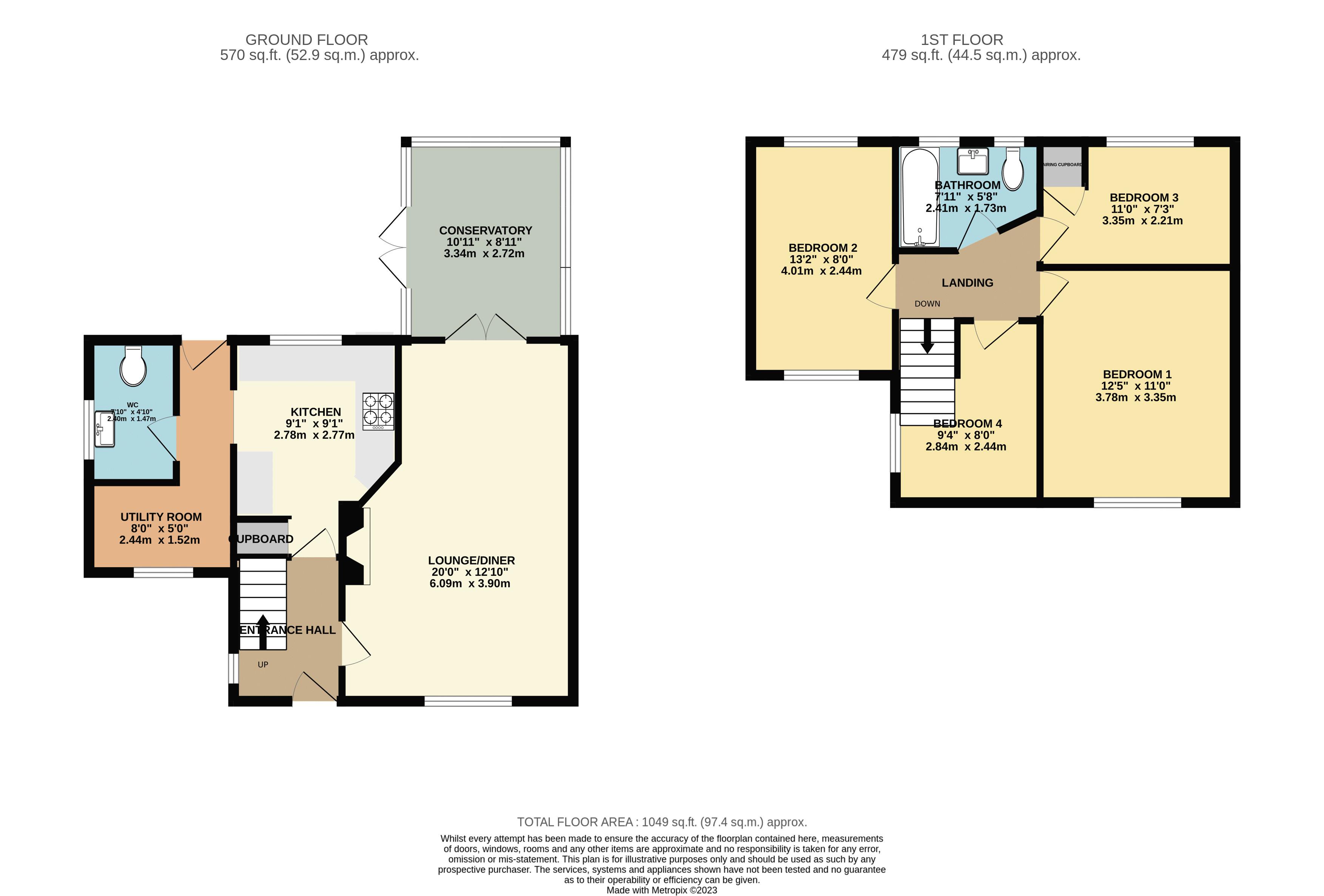 2, Brattleby Crescent, Lincoln floorplan