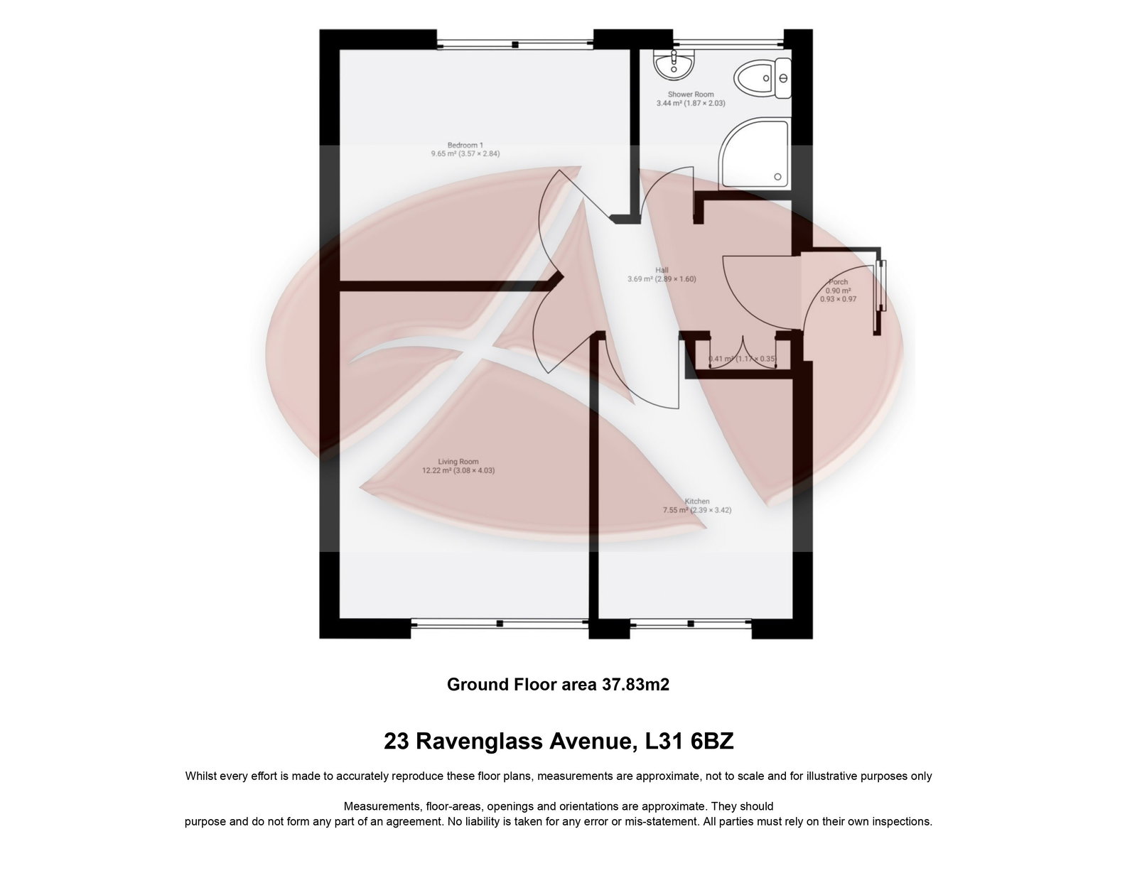 23, Ravenglass Avenue, Maghull floorplan