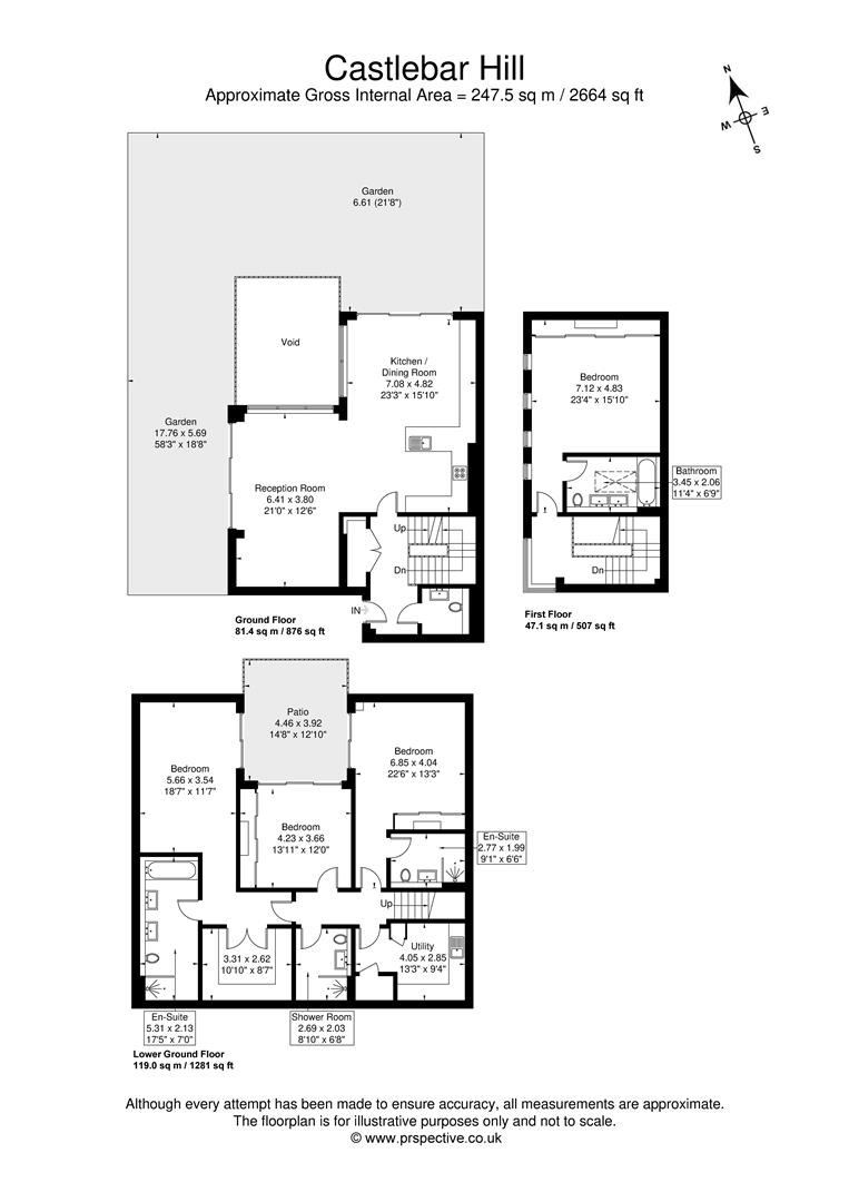 8 Bear Court, 6, Castlebar Hill, London floorplan