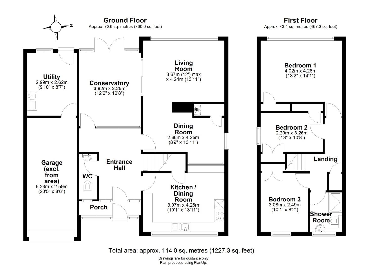21, Fairway, Girton, Cambridge floorplan