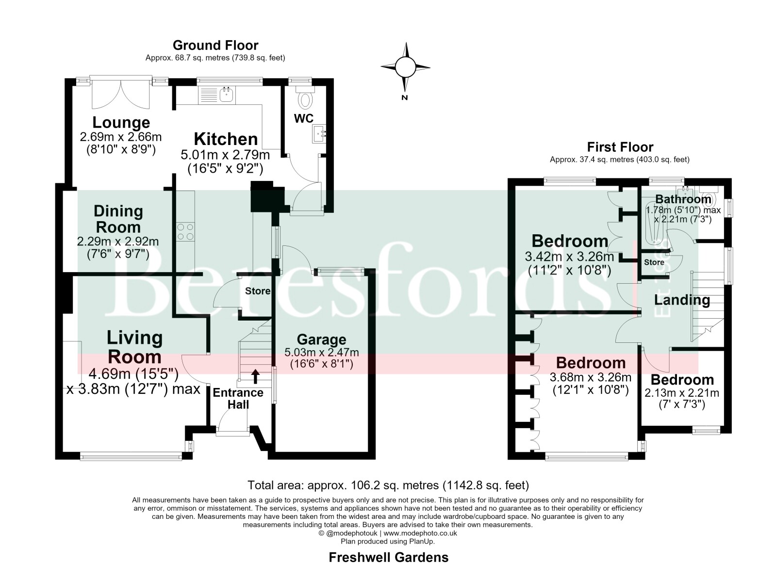 11, Freshwell Gardens, Brentwood floorplan