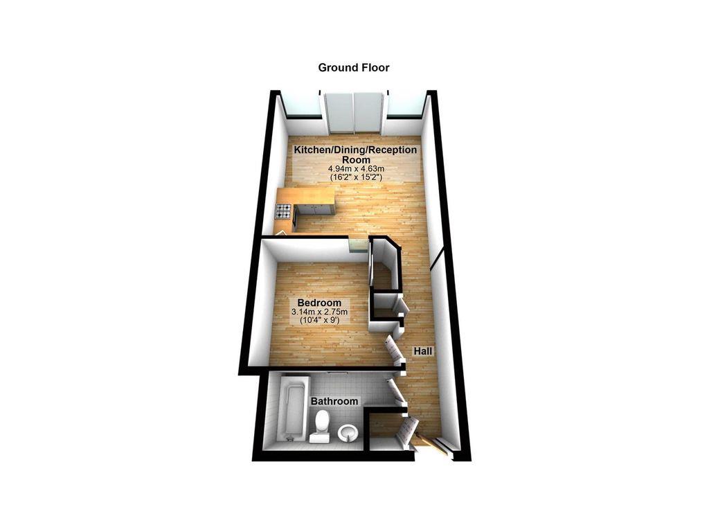 74 Crusader House, Thurland Street, Nottingham floorplan