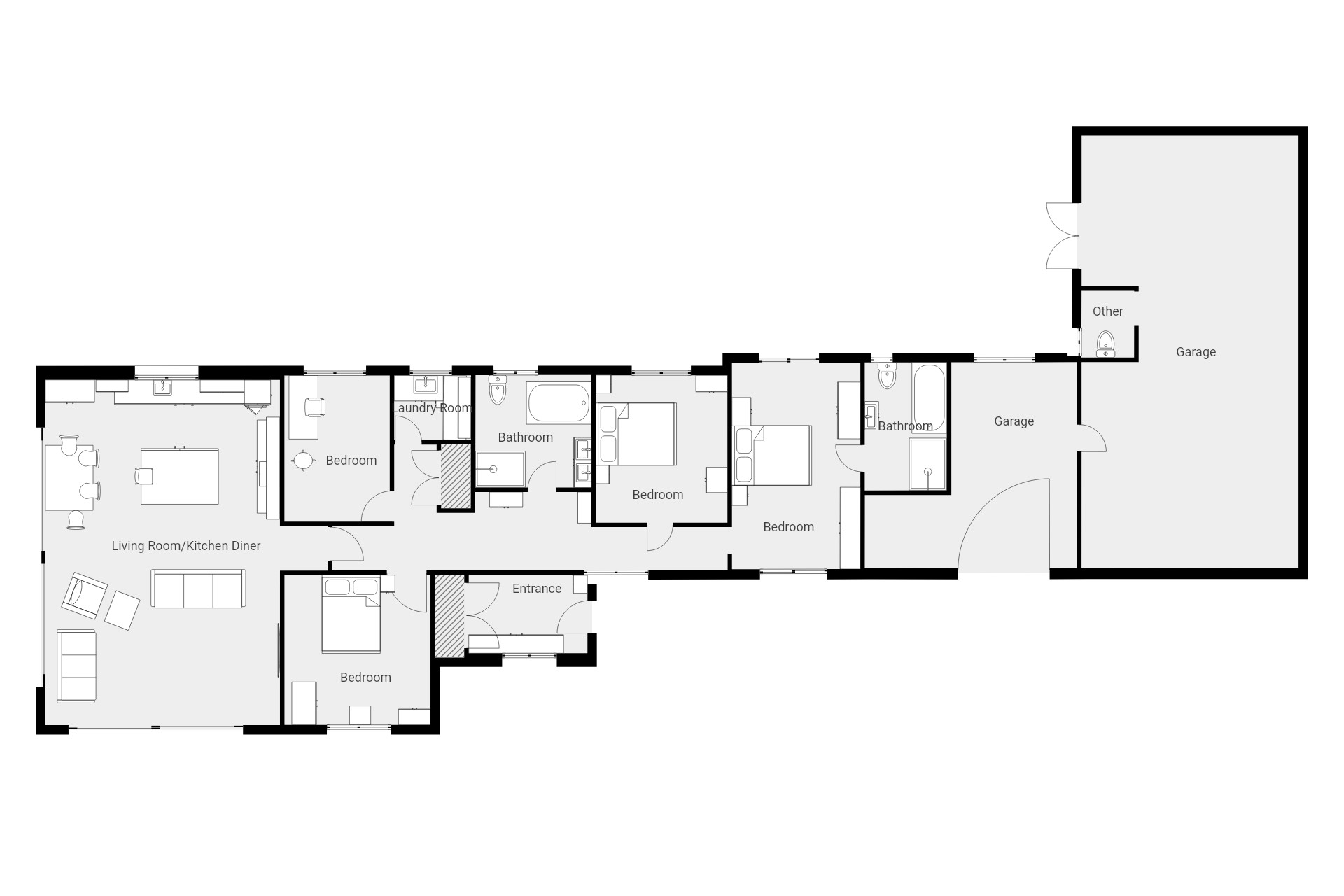 Field End, Lancamshire Lane, Rosudgeon floorplan