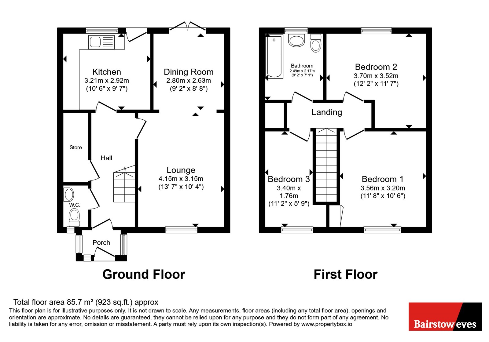 12, Aspley Road, Nottinghamshire floorplan