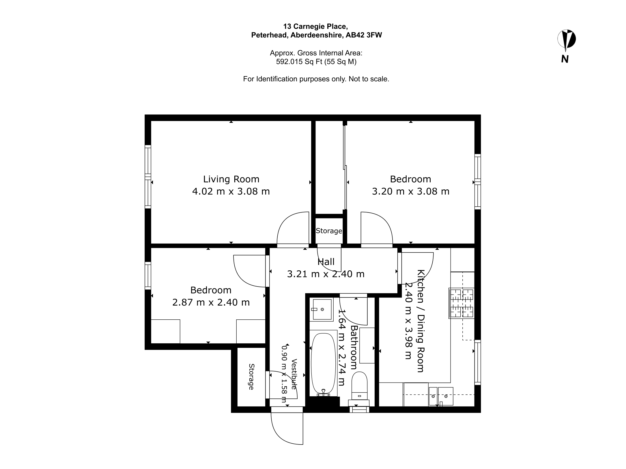 13, Carnegie Place, Aberdeenshire floorplan