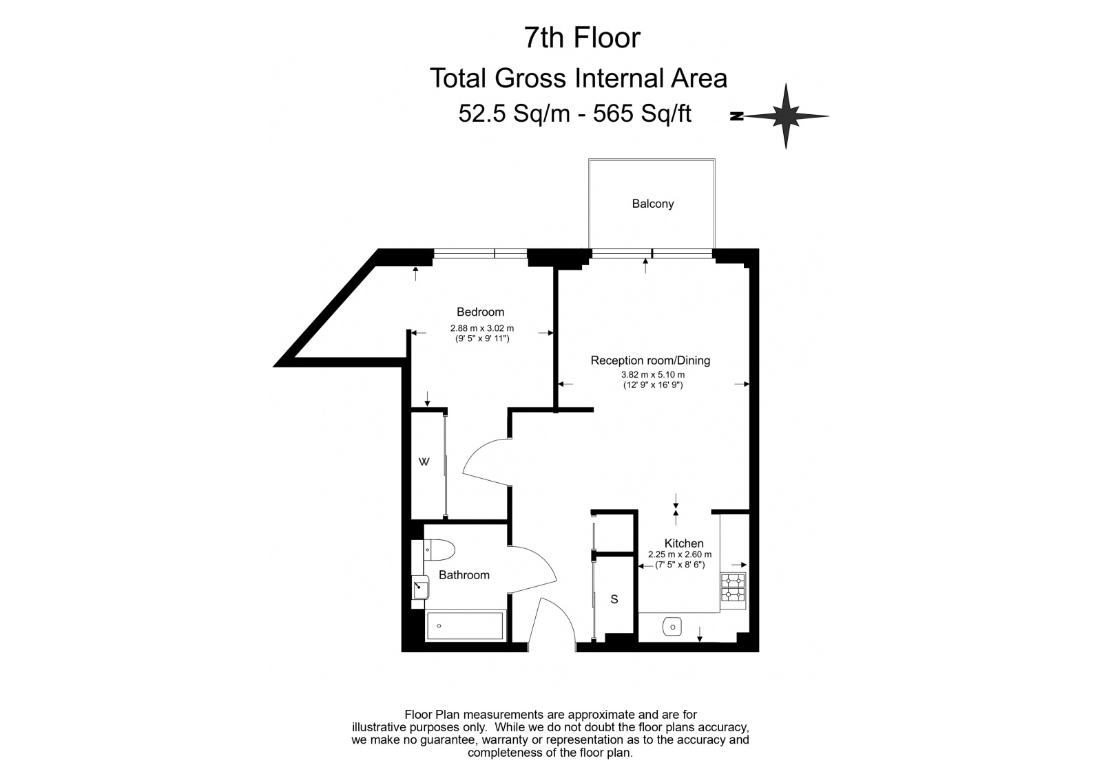43, Haines House, 10, Charles Clowes Walk, Nine Elms floorplan