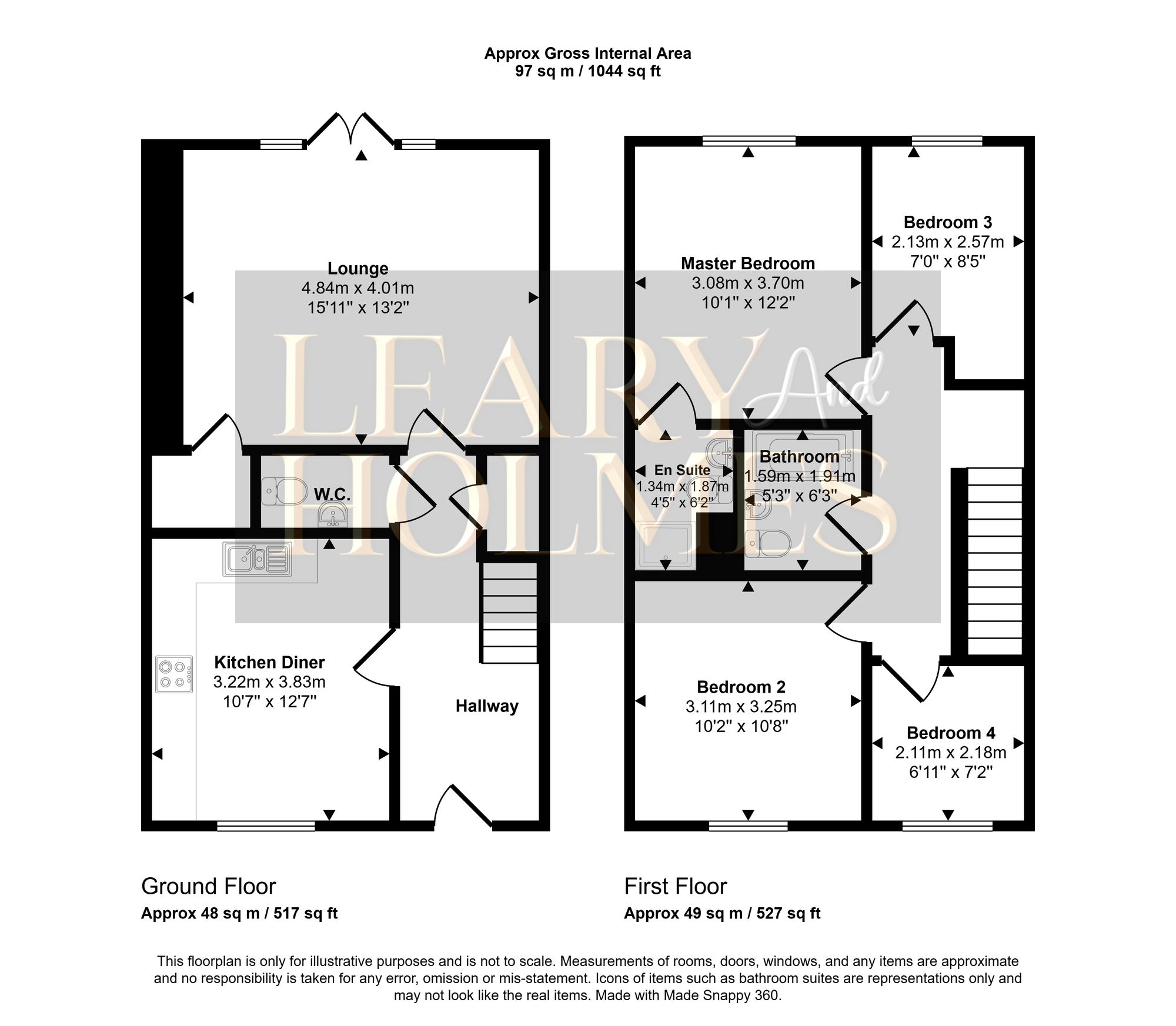 1 Stanegate, Hebburn floorplan