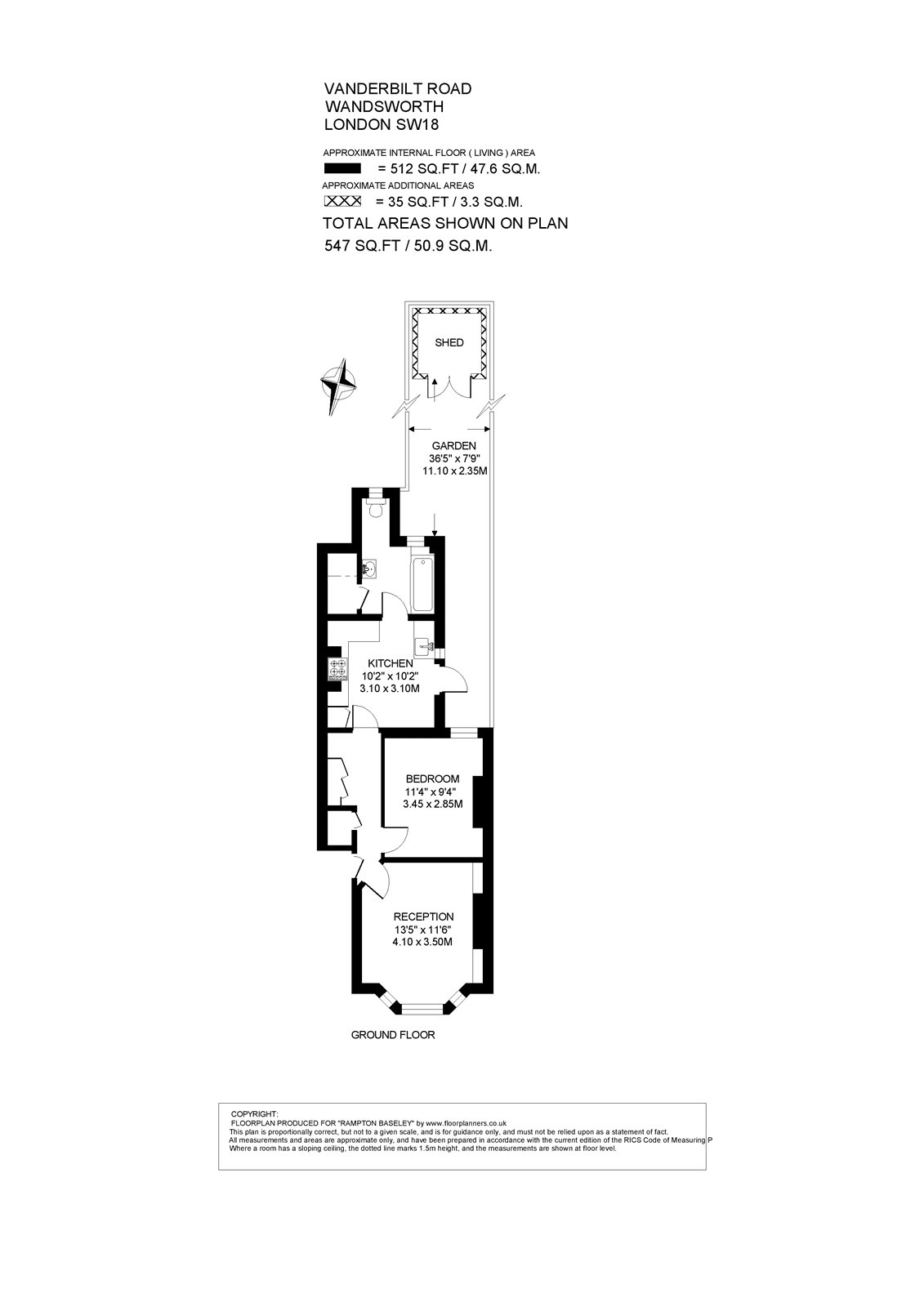 Vanderbilt Road, London floorplan