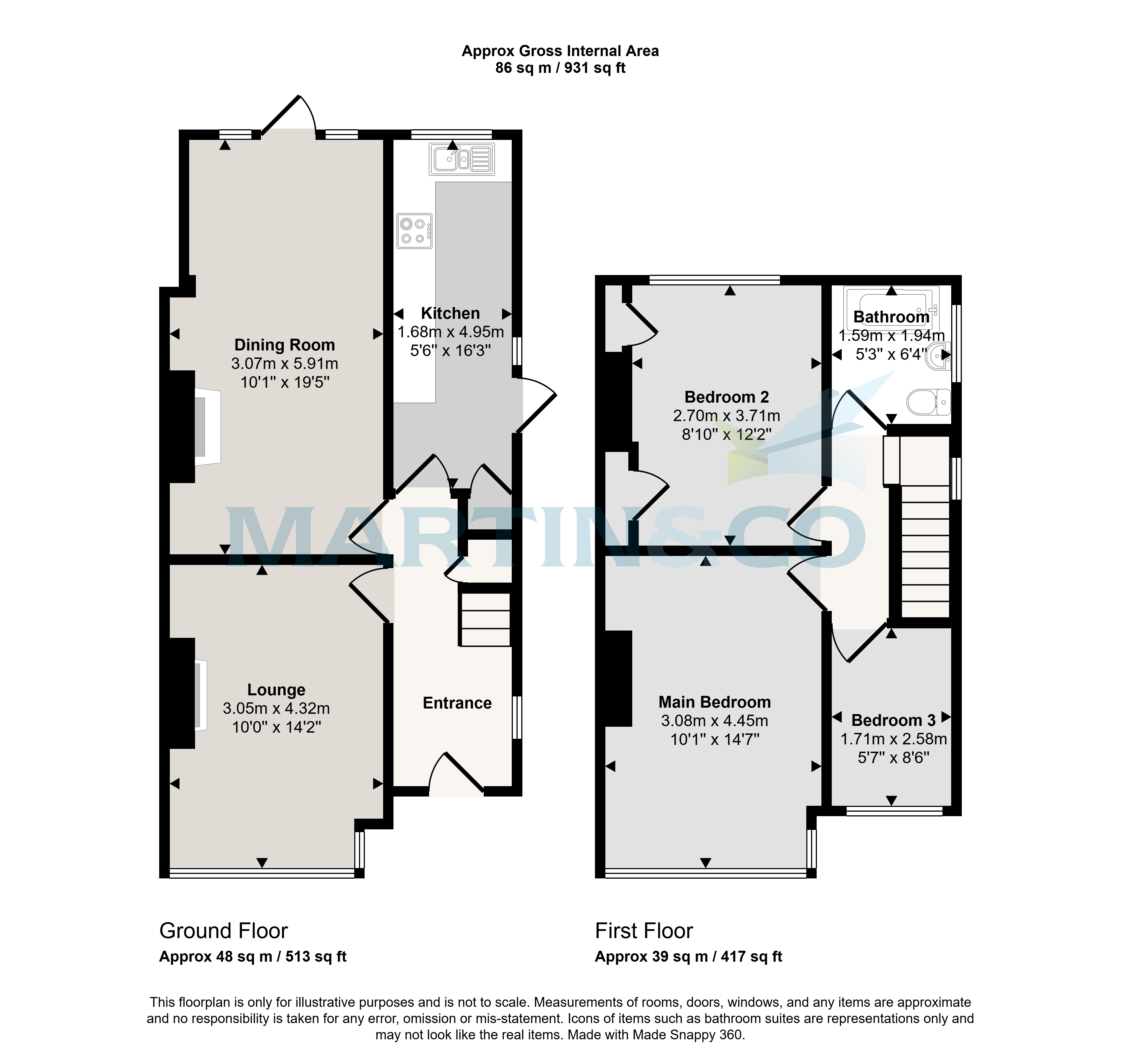 26, Owen Square, Deal floorplan