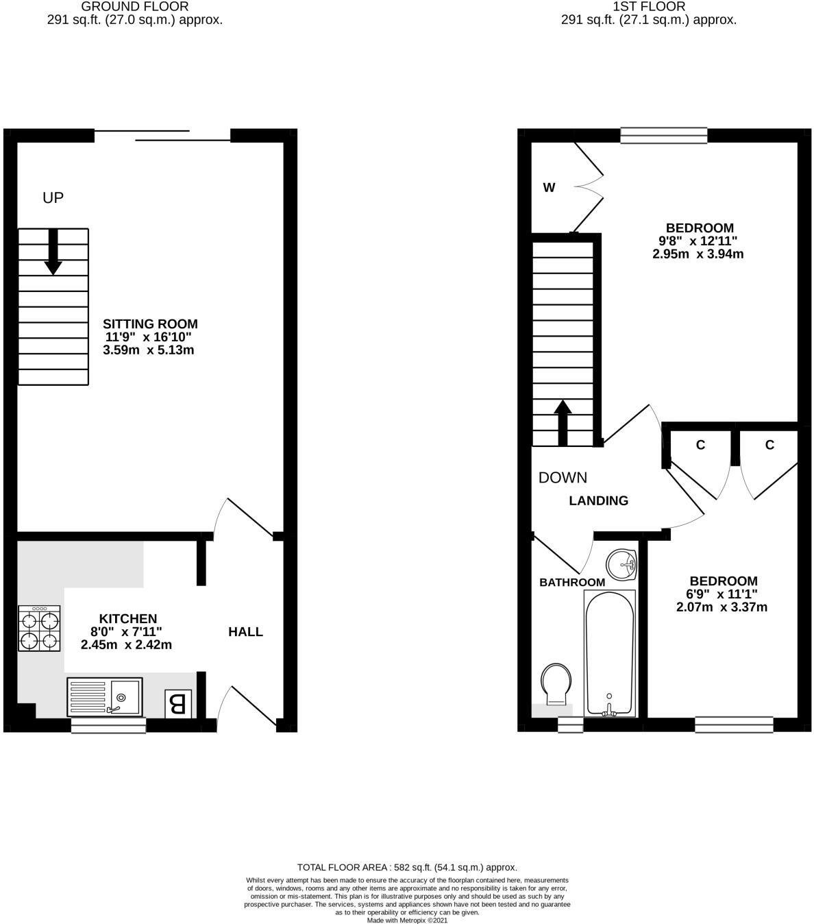 37, Park Road, Wiltshire floorplan