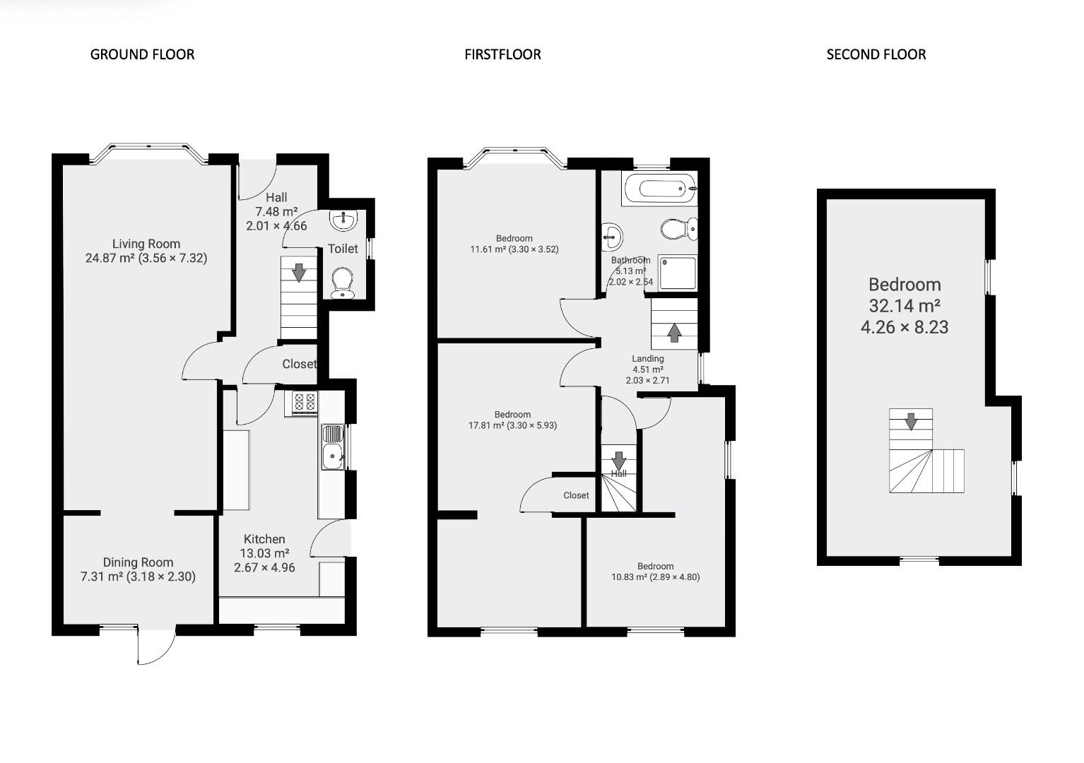 20, Hill Road, Castleford floorplan