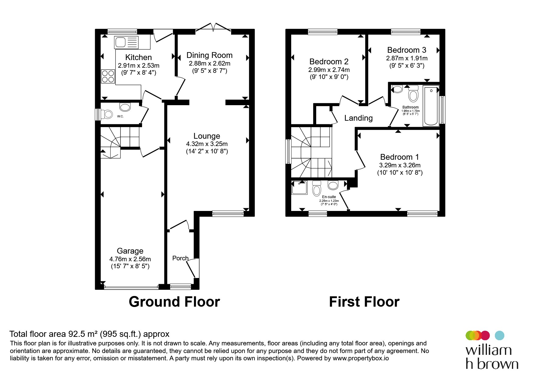 16, Loscoe Grove, Rotherham floorplan
