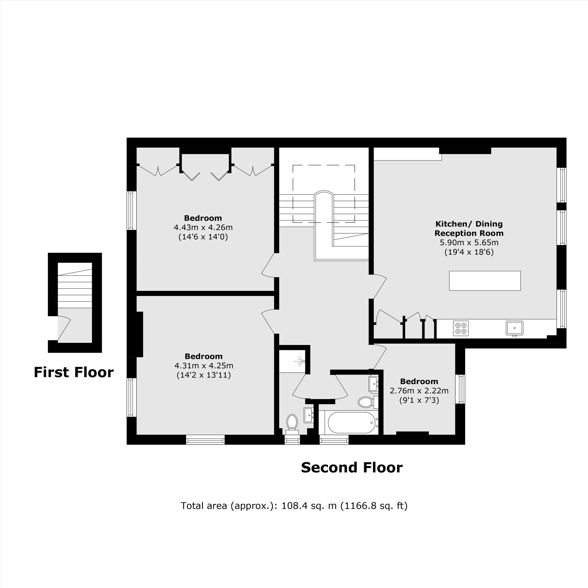 Fernhead Road, London floorplan