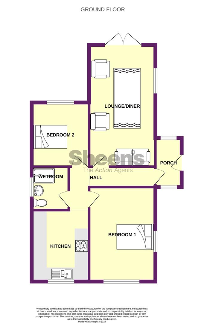 Hawthorn Road, ClactonOnSea CO15, 2 bedroom detached bungalow for