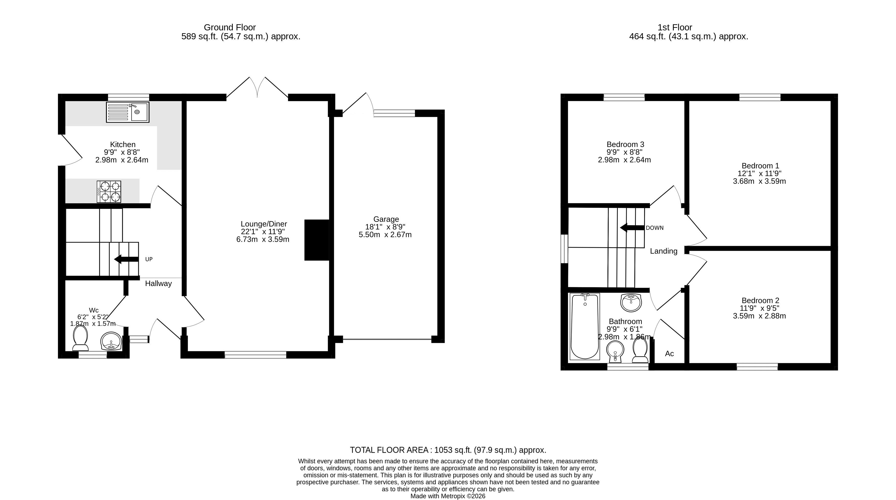 The Maples, East Ruston Road, North Walsham floorplan
