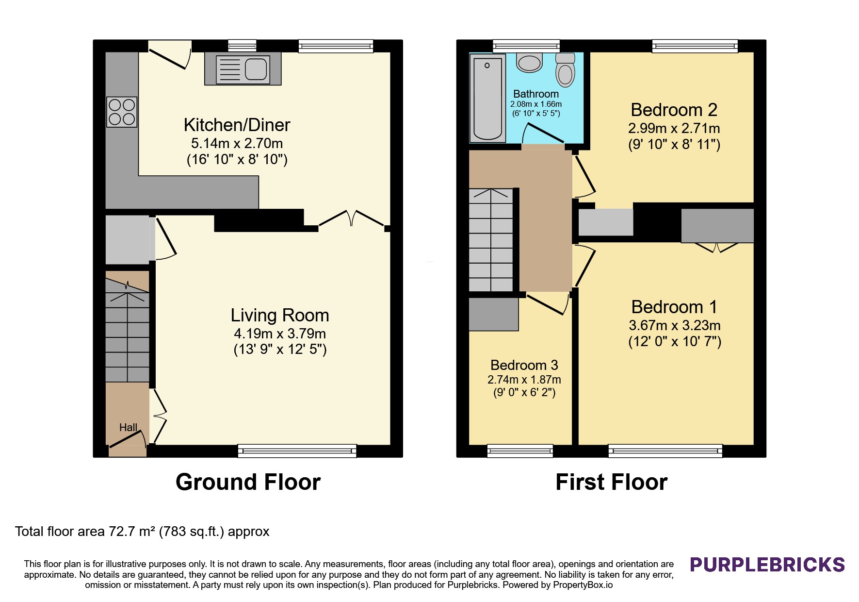 97, Monkseaton Terrace, Ashington floorplan