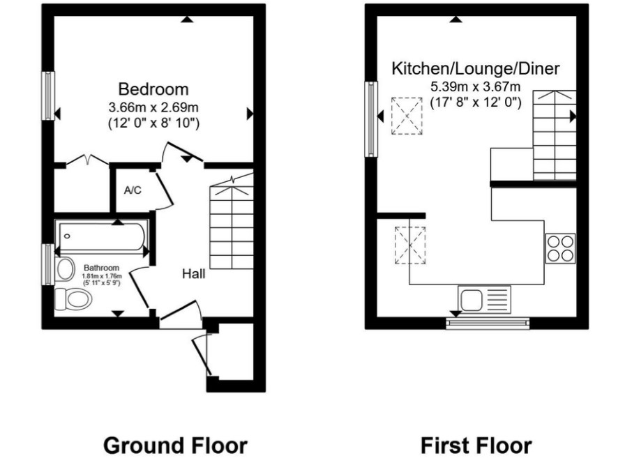 25 Uplands, Stevenage floorplan