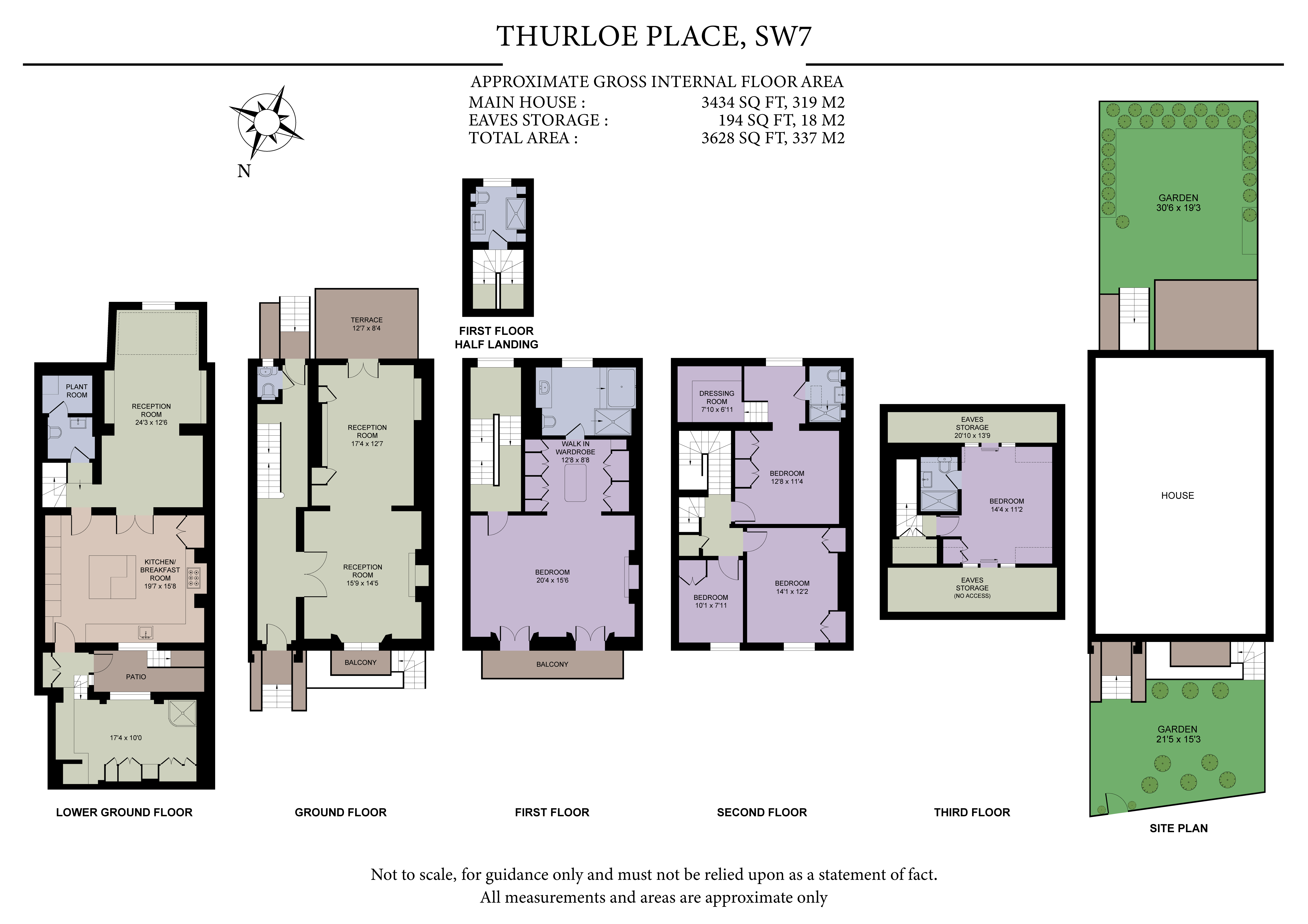 14, Thurloe Place, London floorplan