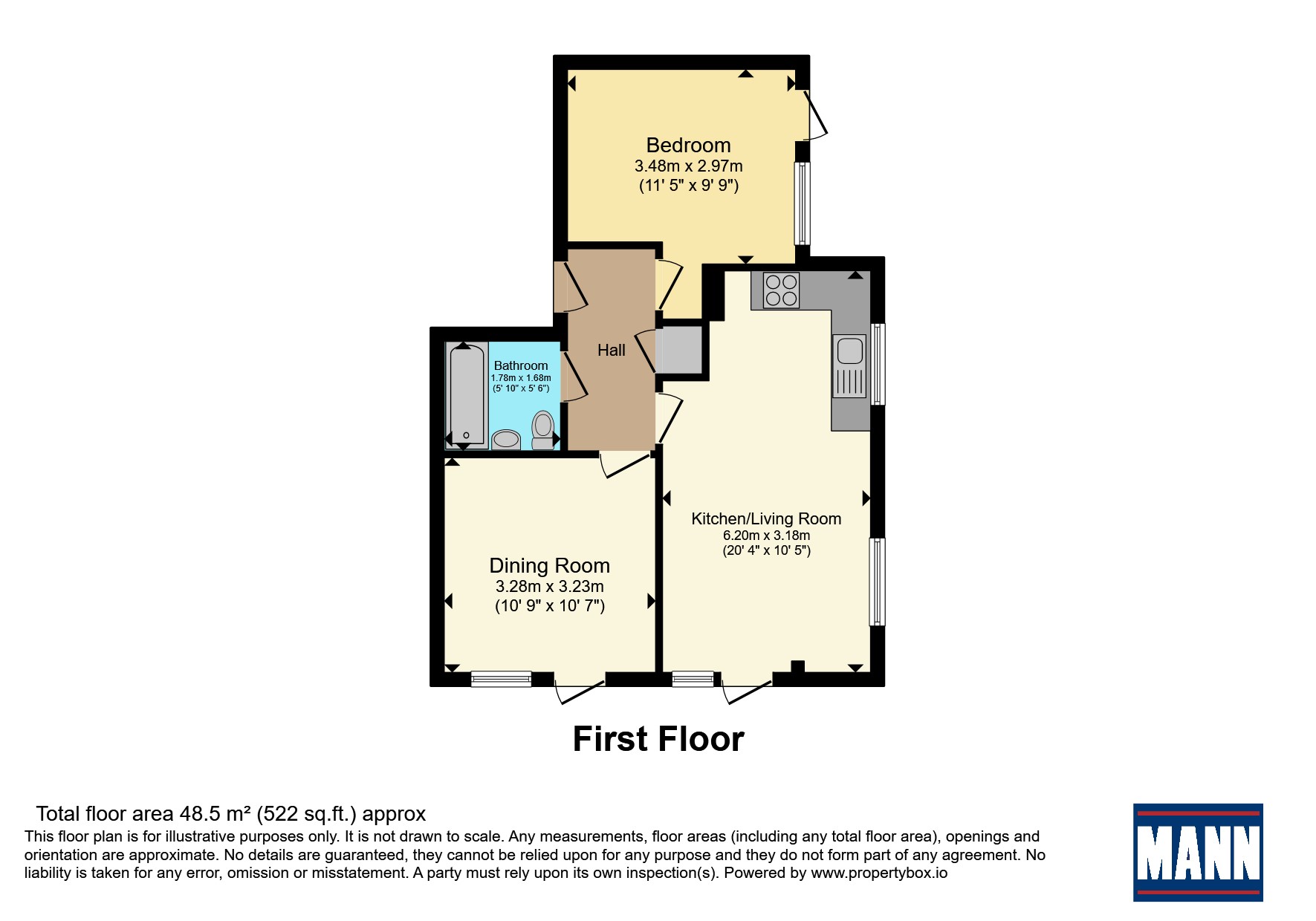 Flat 3, Littleheath,, St. Marys Road, Kent floorplan
