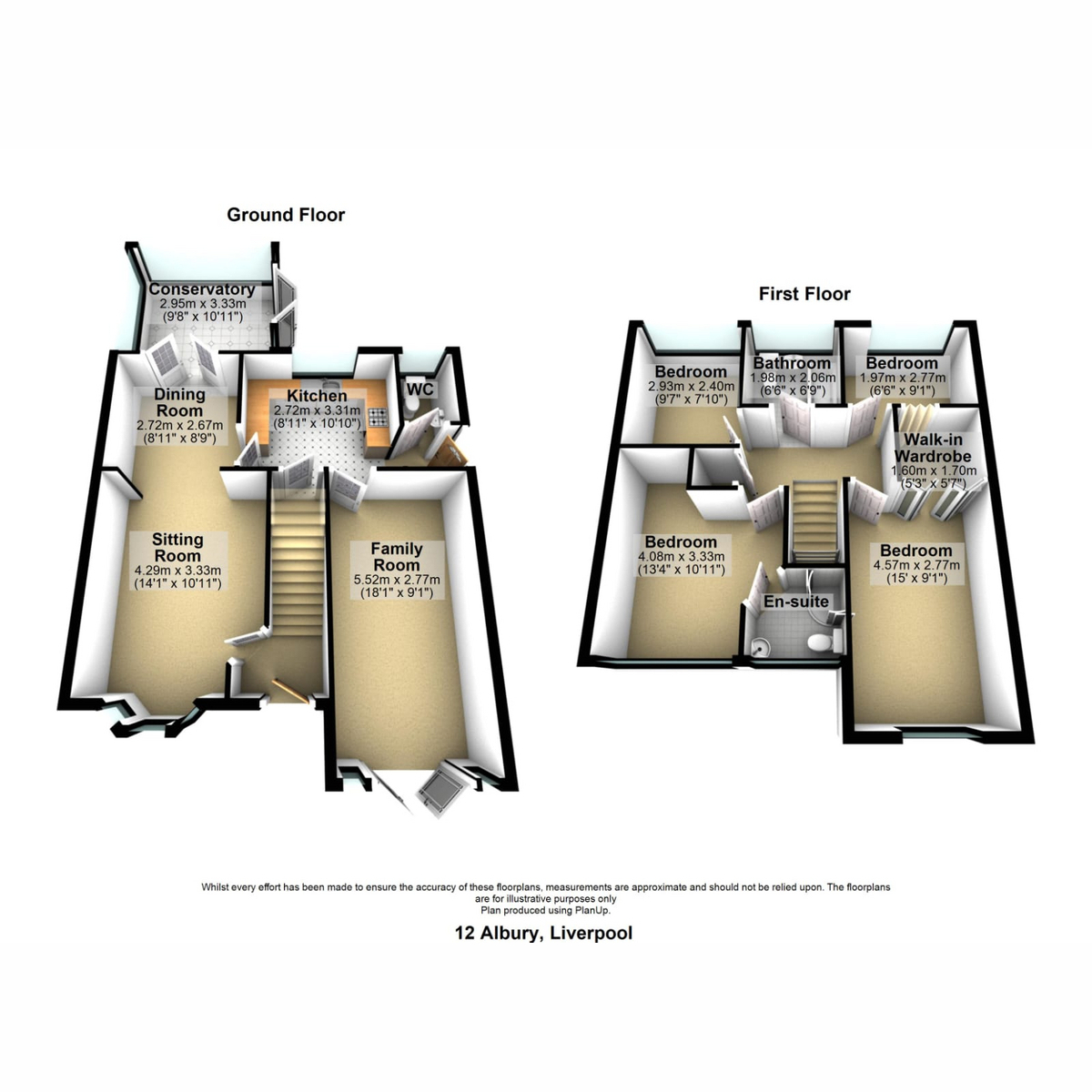 12, Albury Close, West Derby floorplan