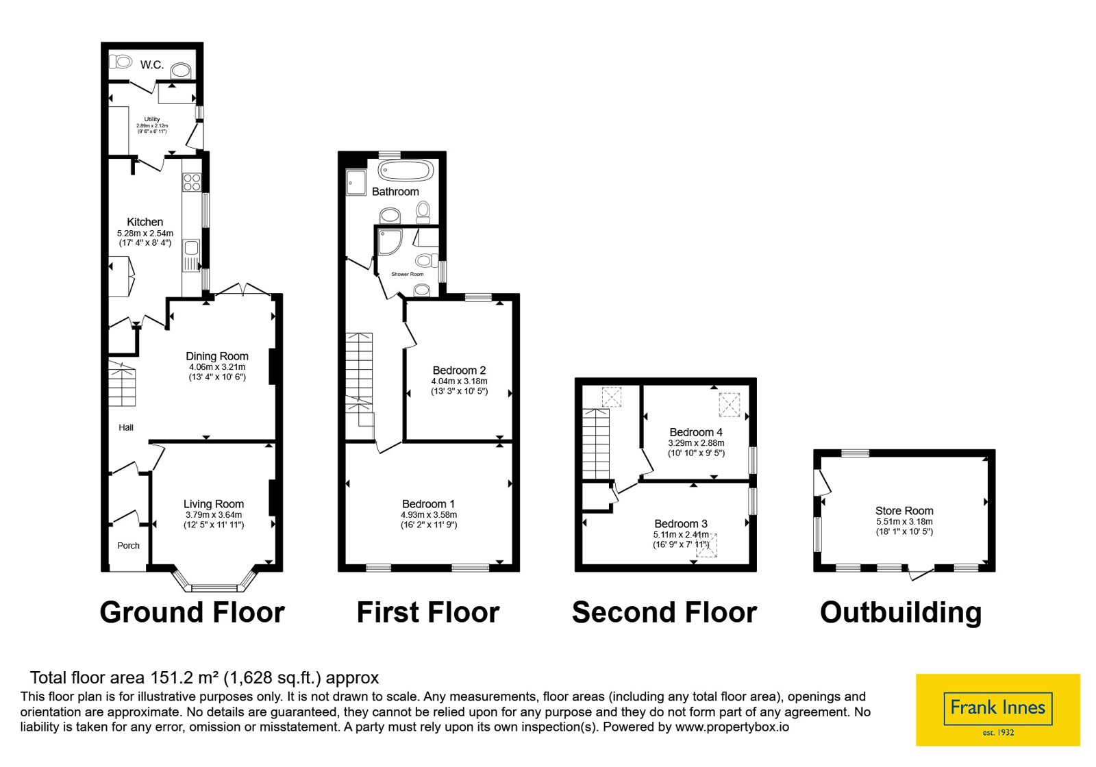 39, North Road, Nottingham floorplan