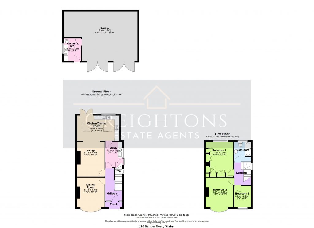 226, Barrow Road, Loughborough floorplan